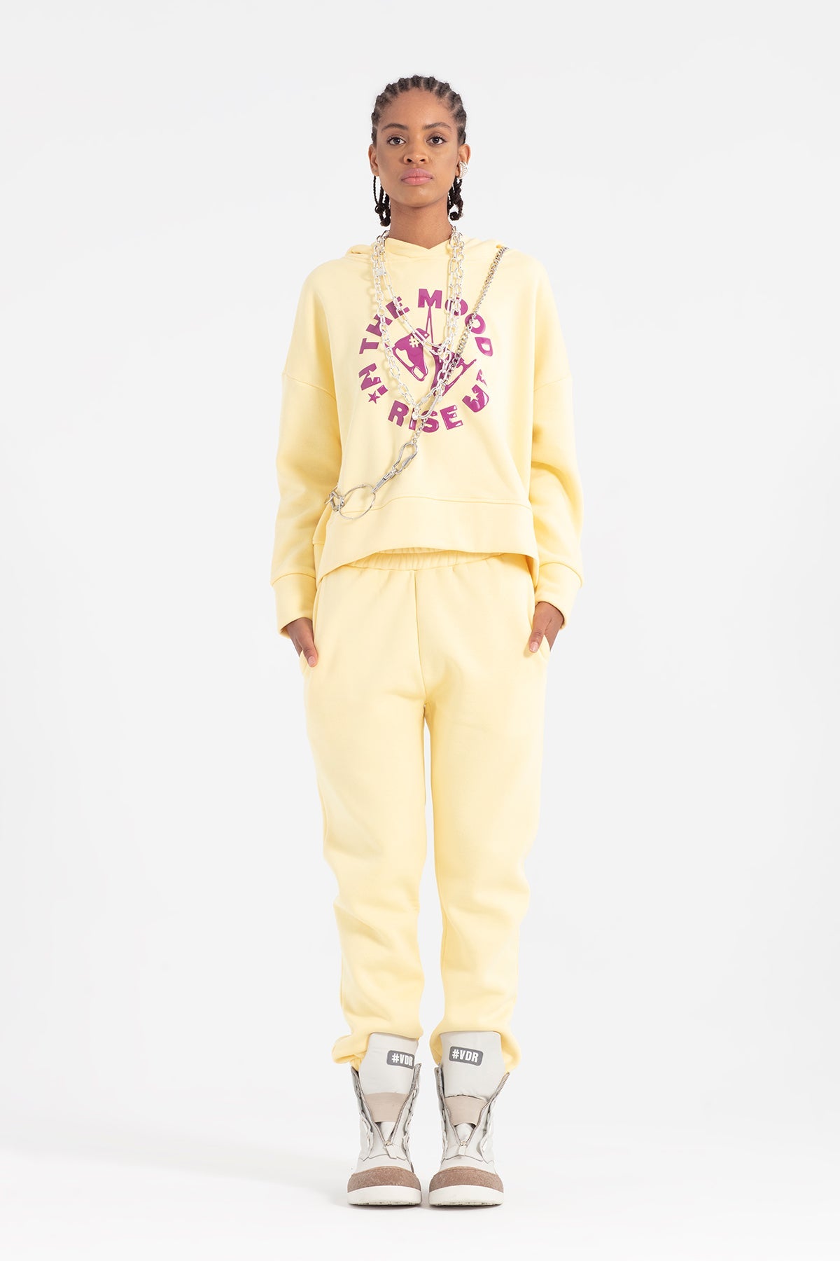 Açik Sari Sweatshirt 12071