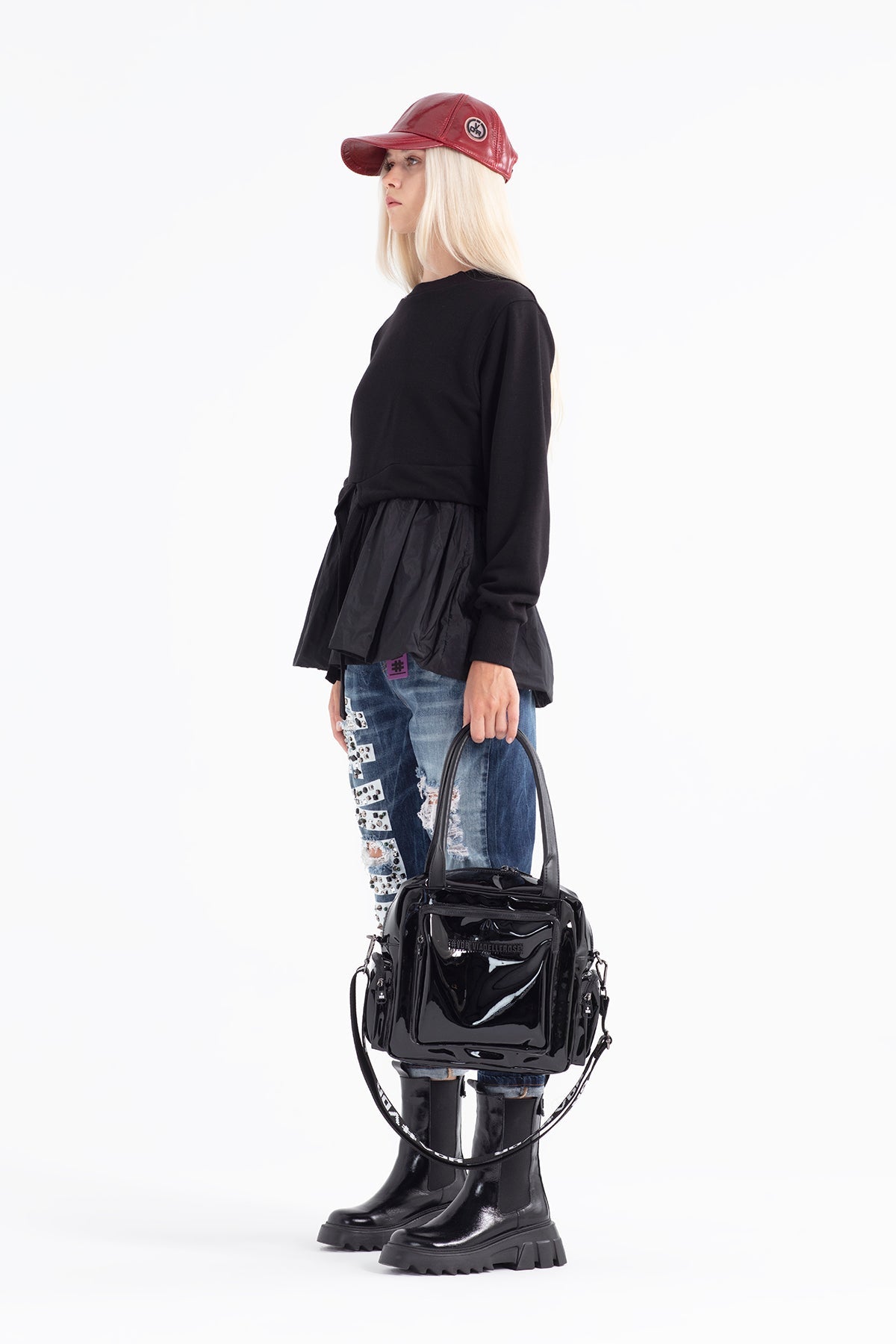 Siyah Sweatshirt 12129