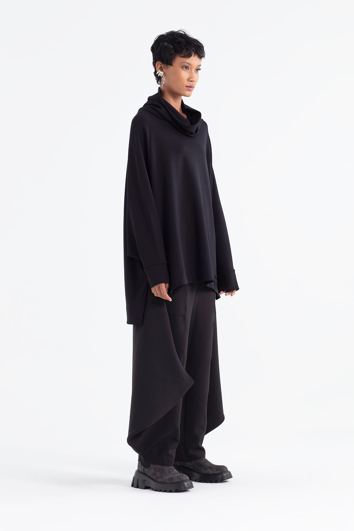 Siyah Sweatshirt 12144
