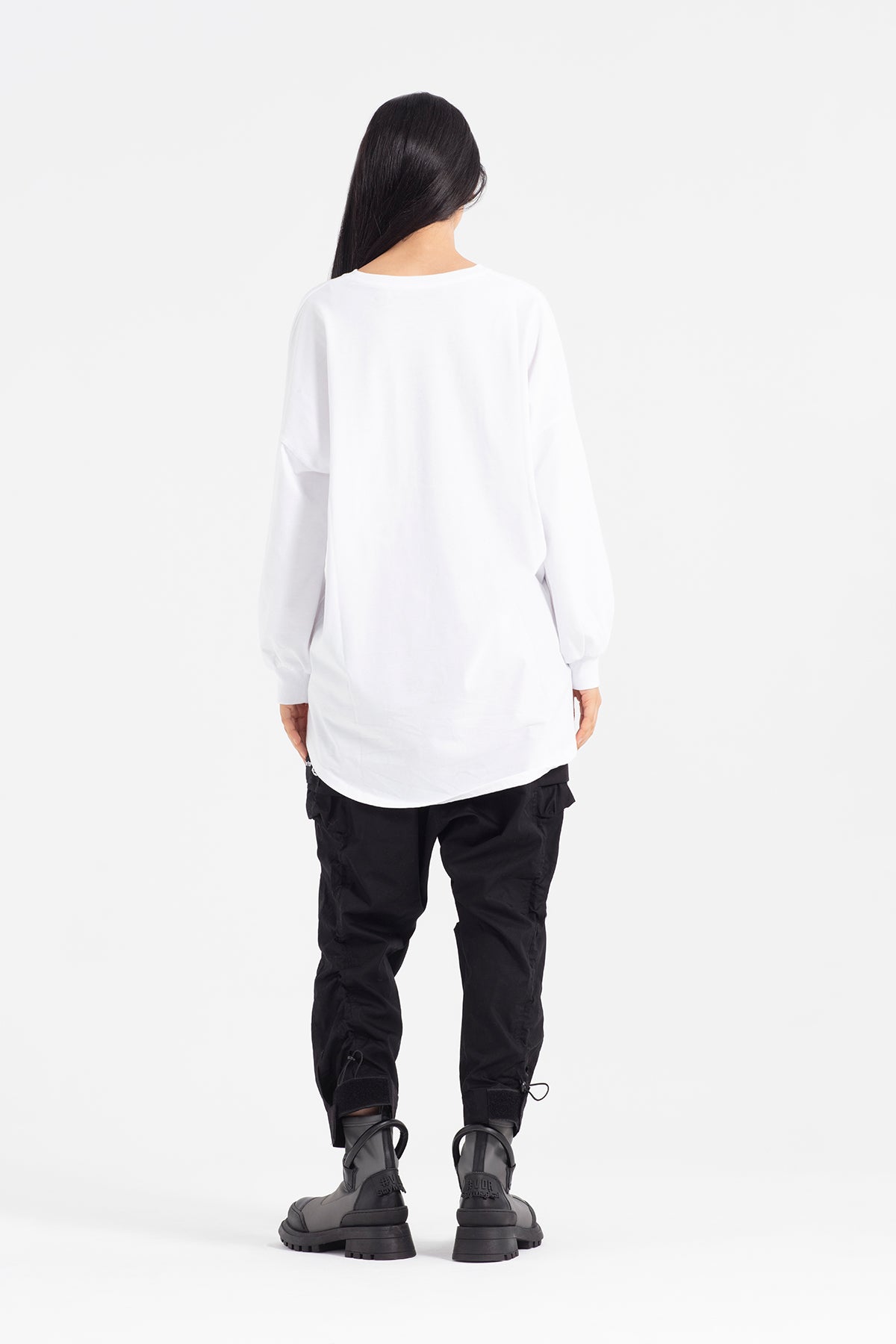 Beyaz Uzun T-shirt 12187