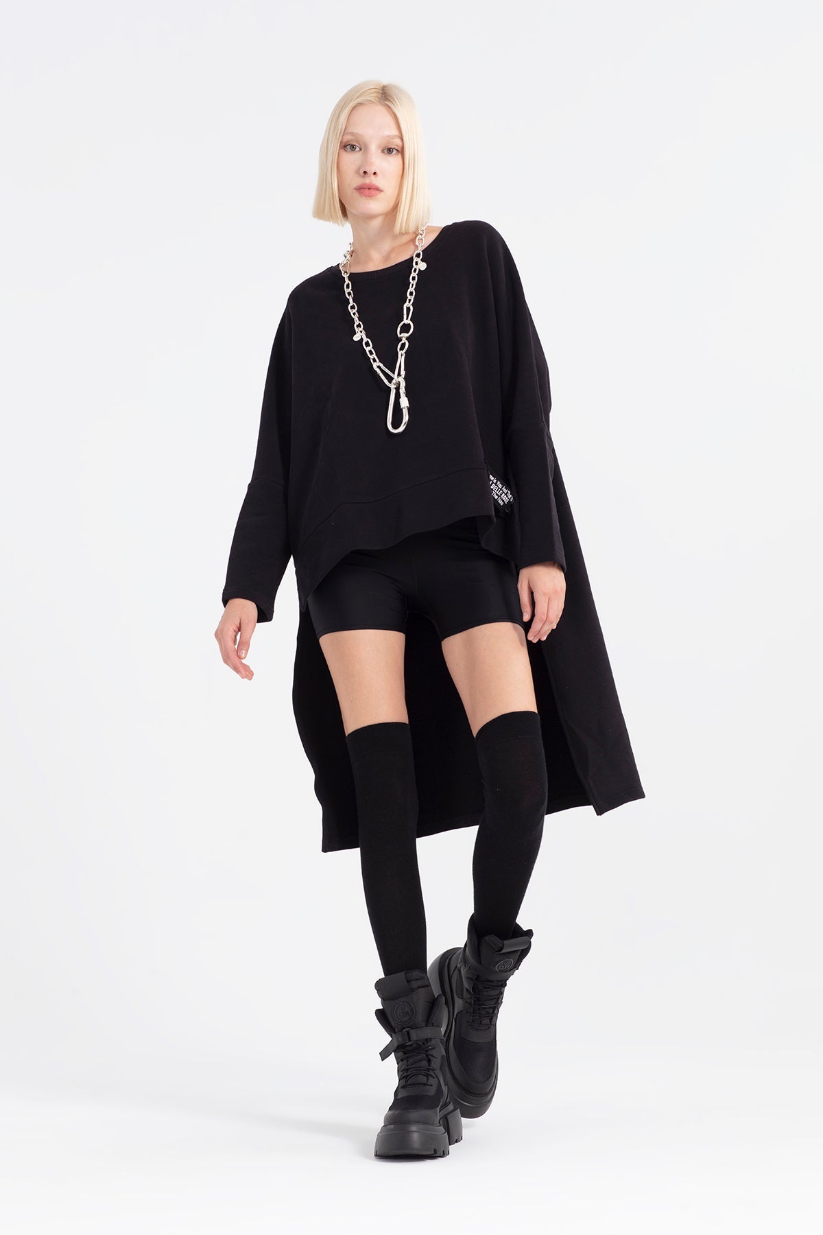 Siyah Sweatshirt 12259