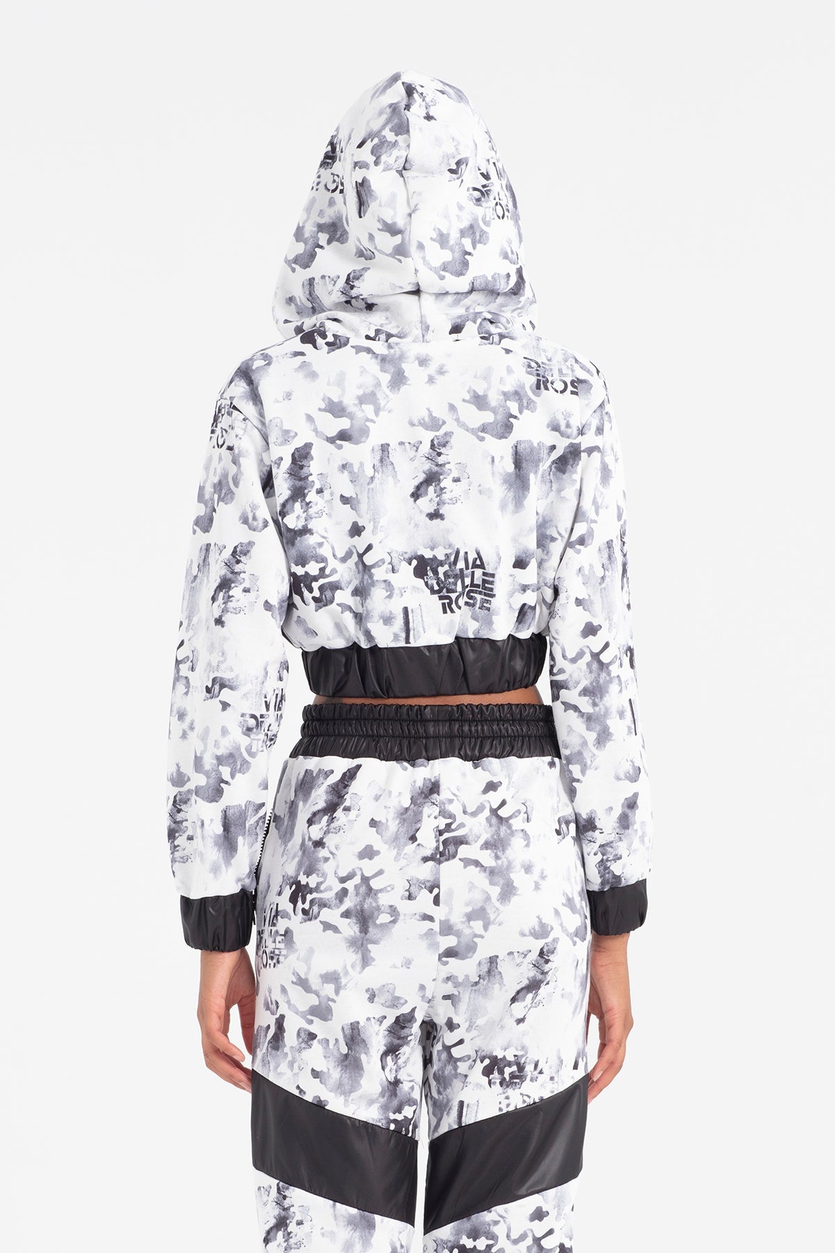 Beyaz Siyah Sweatshirt 12309