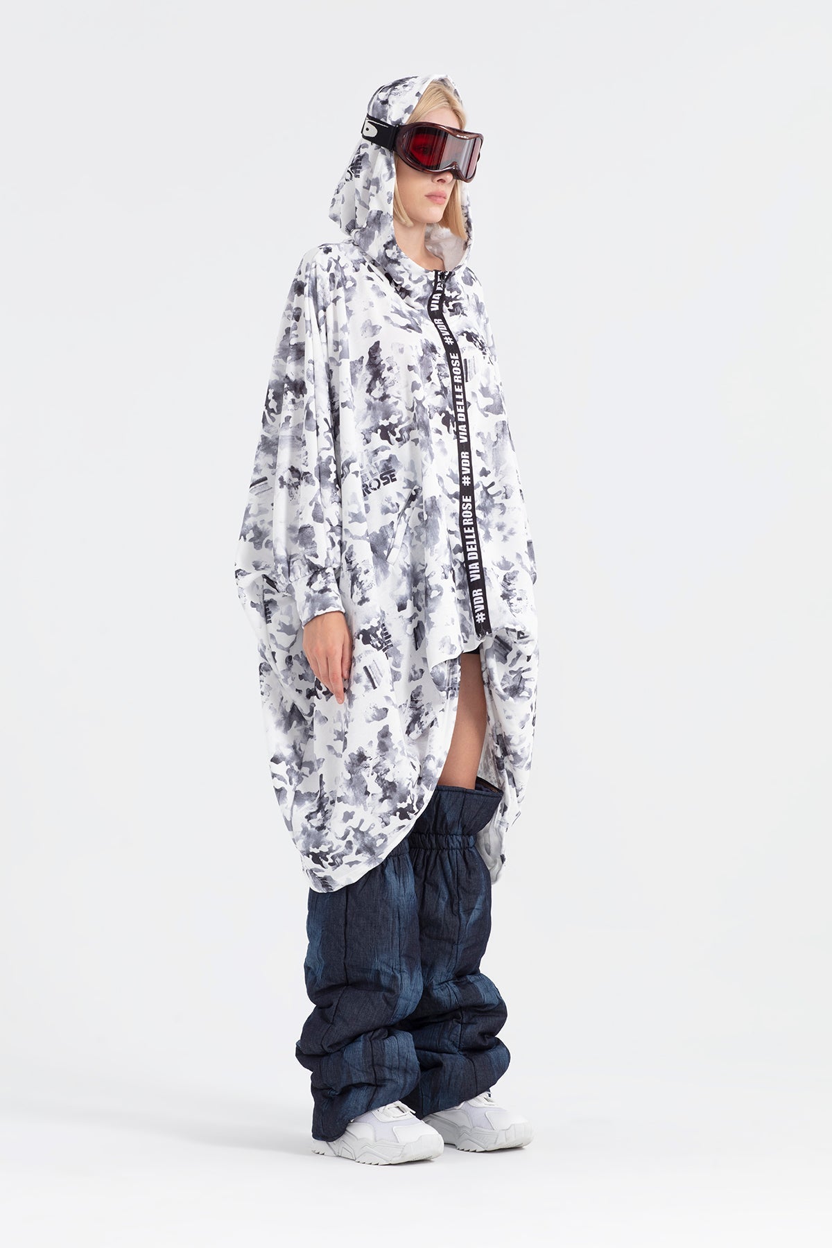 Beyaz Siyah Sweatshirt 12310