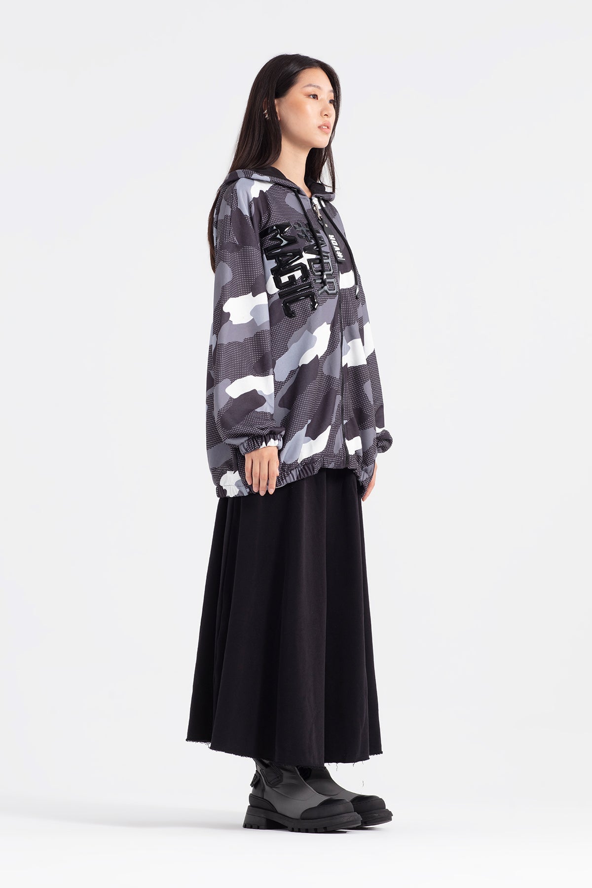 Siyah Gri Sweatshirt 12315