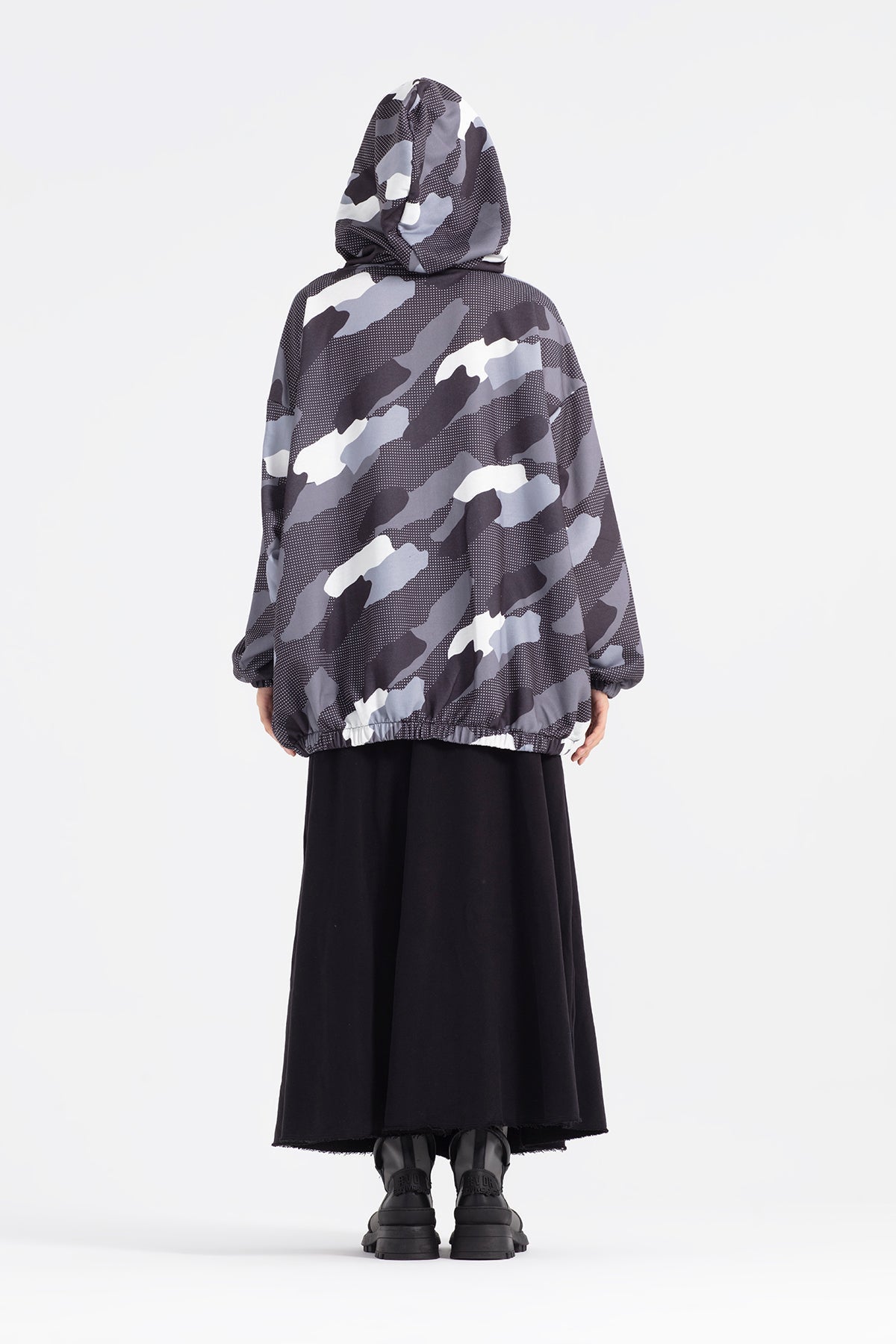 Siyah Gri Sweatshirt 12315