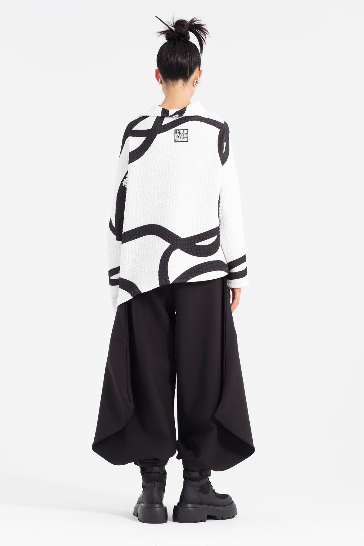 Ekru Siyah Sweatshirt 12365