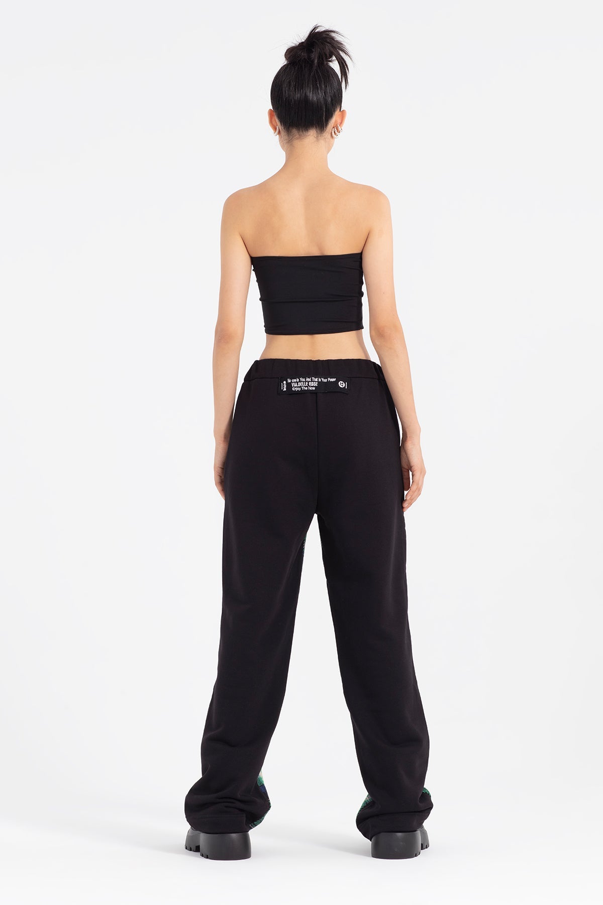 Yesil Siyah Pantolon 12371