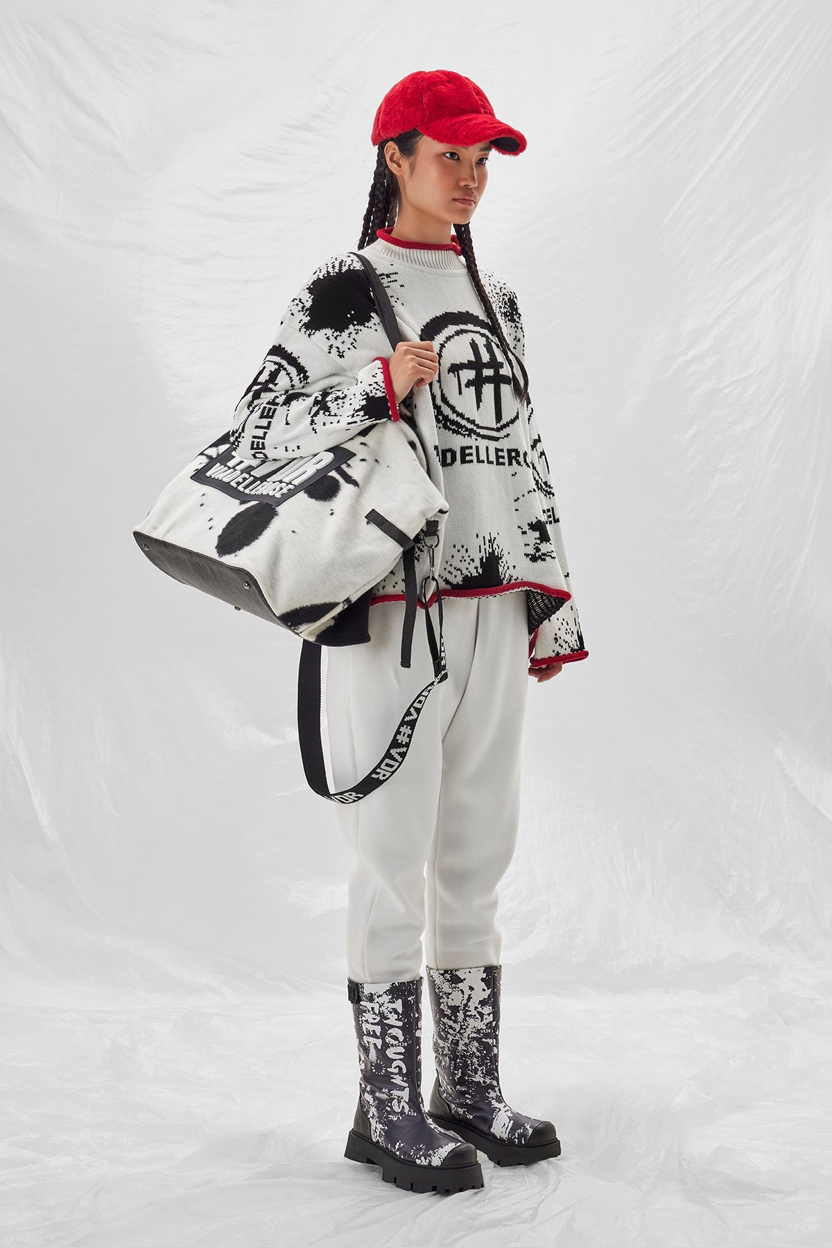 Ekru Siyah Kazak 14028