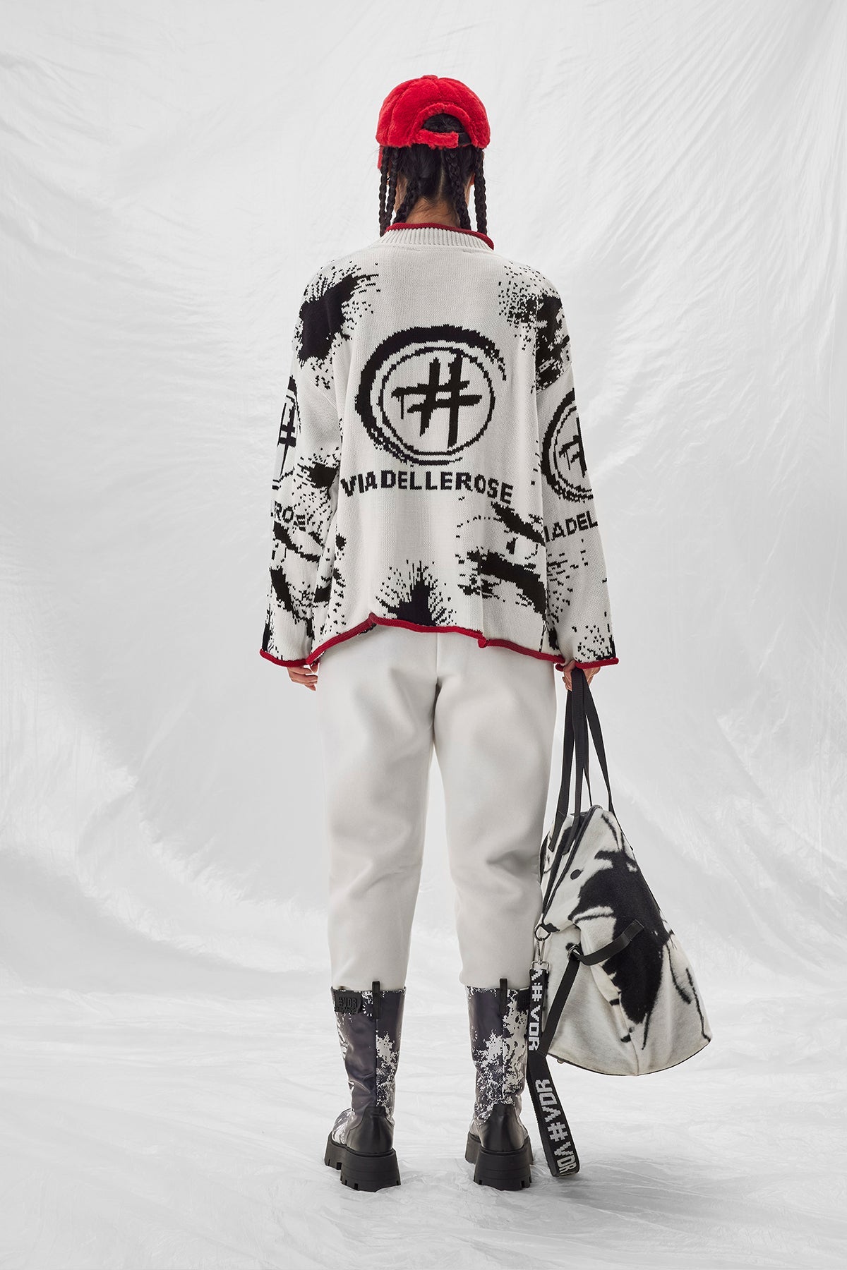 Ekru Siyah Kazak 14028