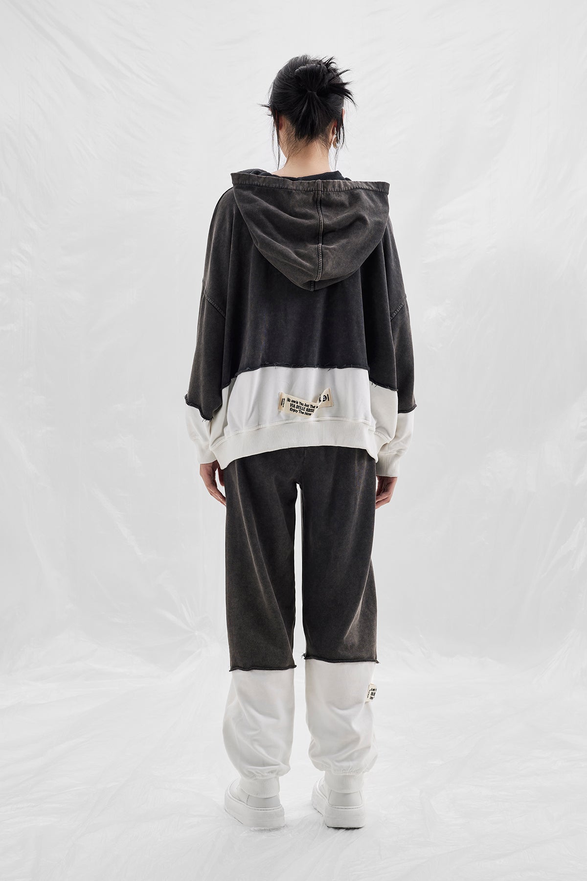 Siyah Ekru Sweatshirt 14045
