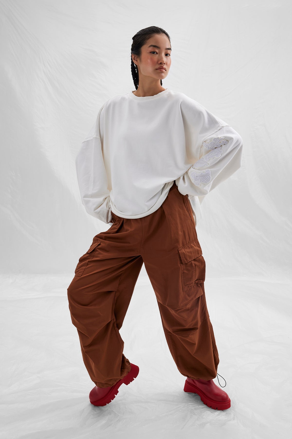 Ekru Sweatshirt 14055