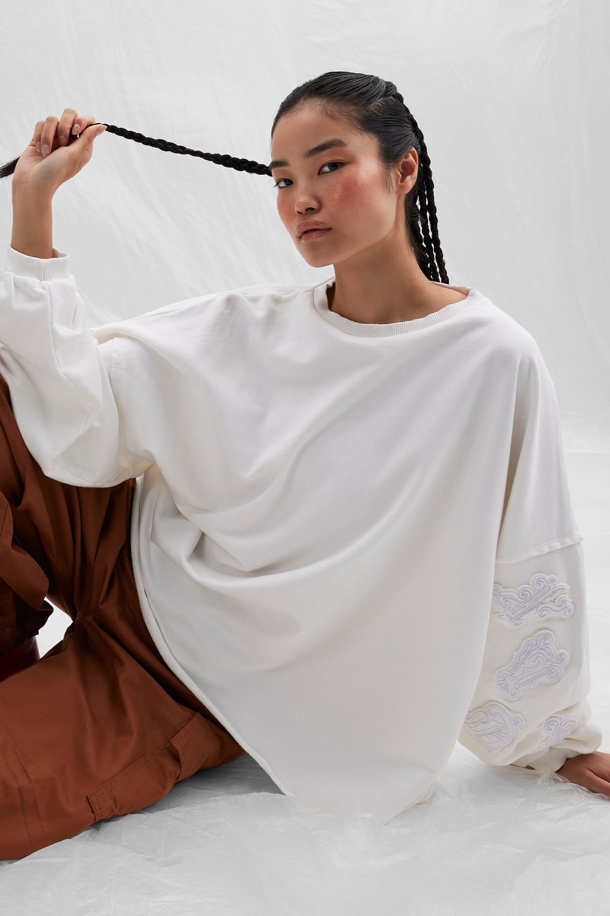 Ekru Sweatshirt 14055