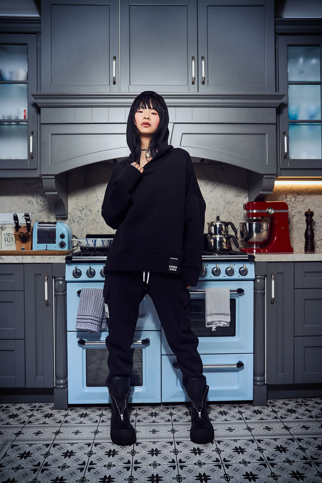 Siyah Sweatshirt 14086