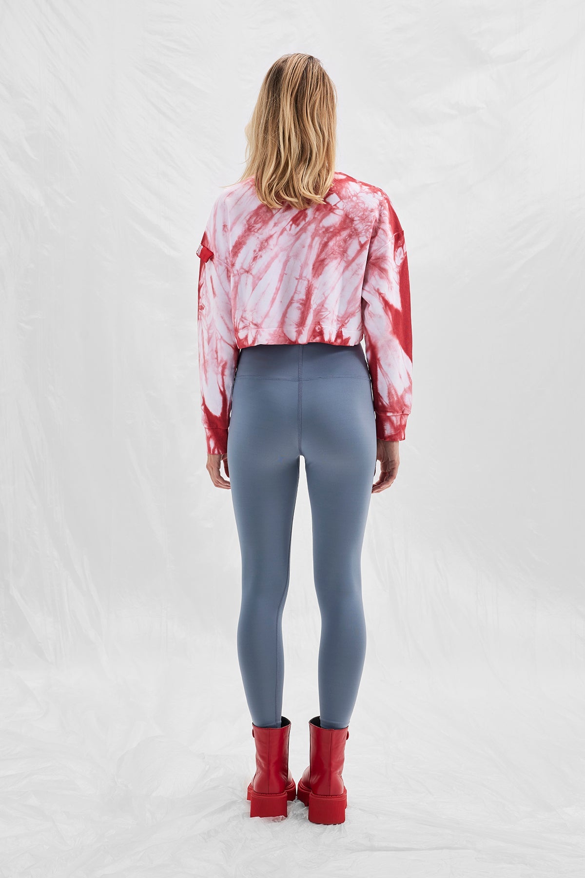 Beyaz Kirmizi Sweatshirt 14124