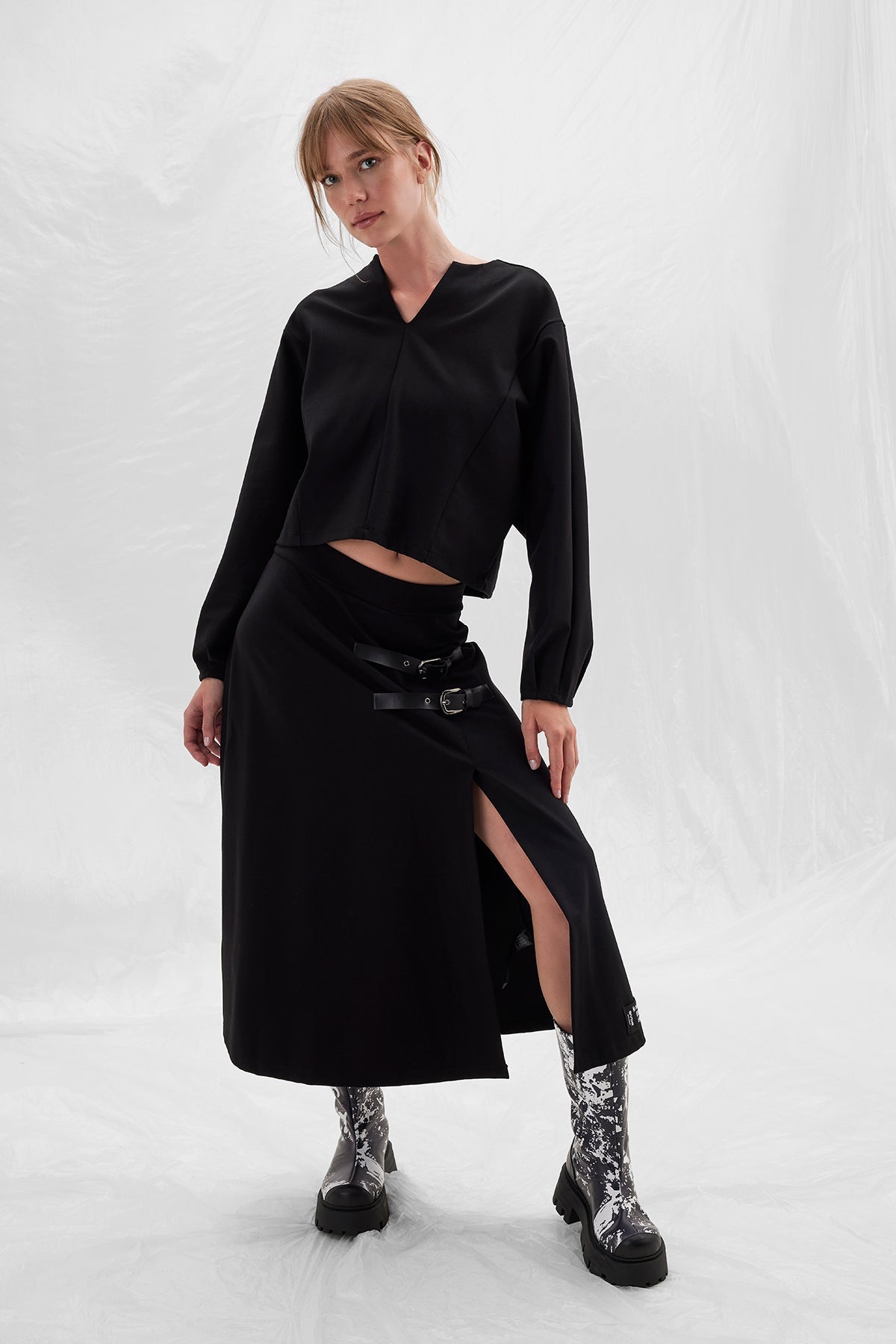 Siyah Sweatshirt 14194