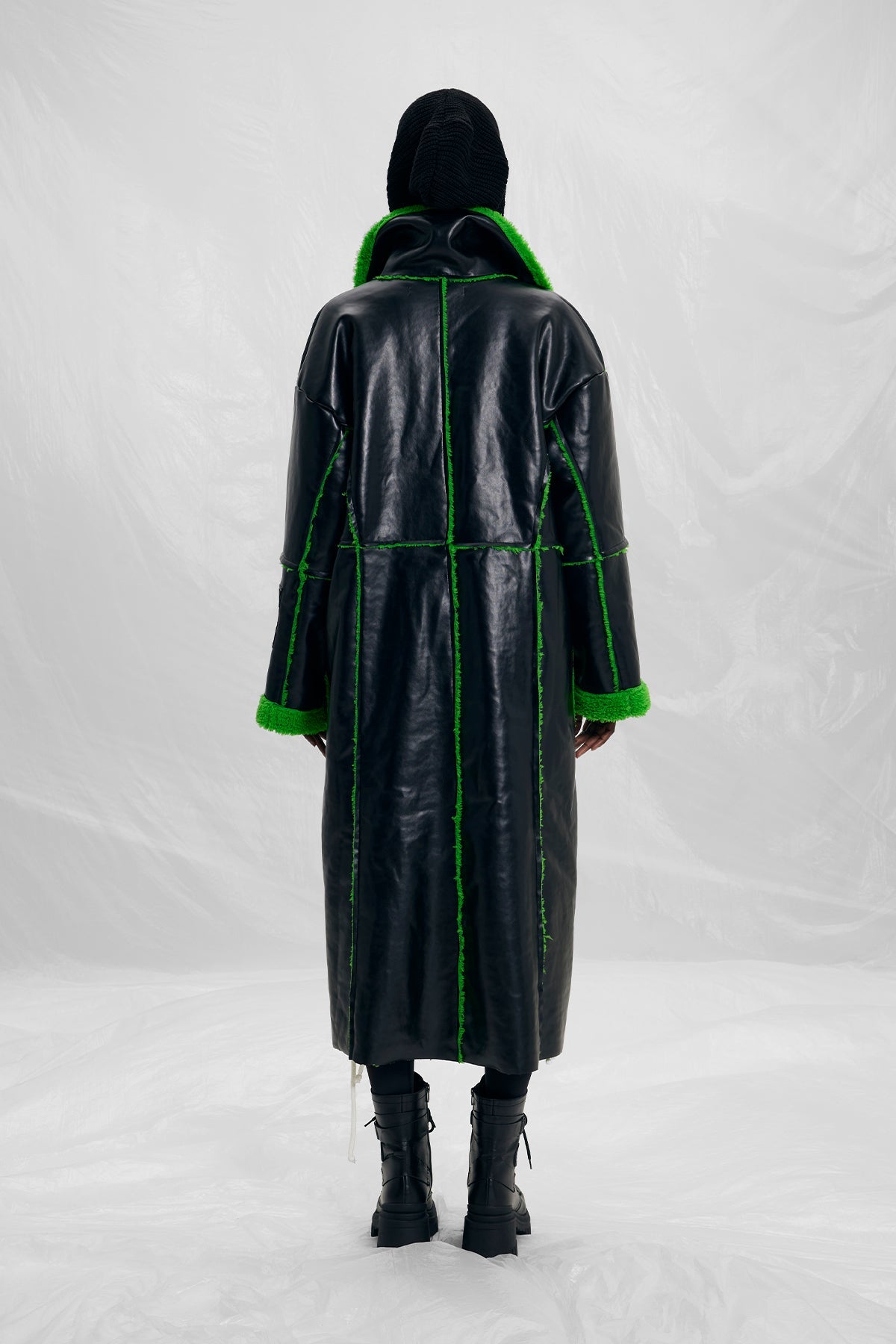 Siyah Yesil Ceket 14242