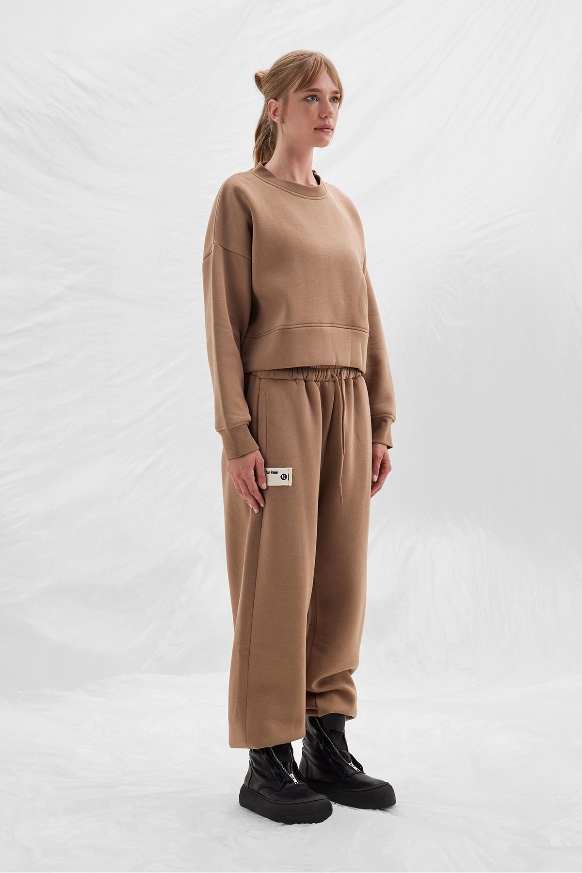 Sütlü Kahve Sweatshirt 14300