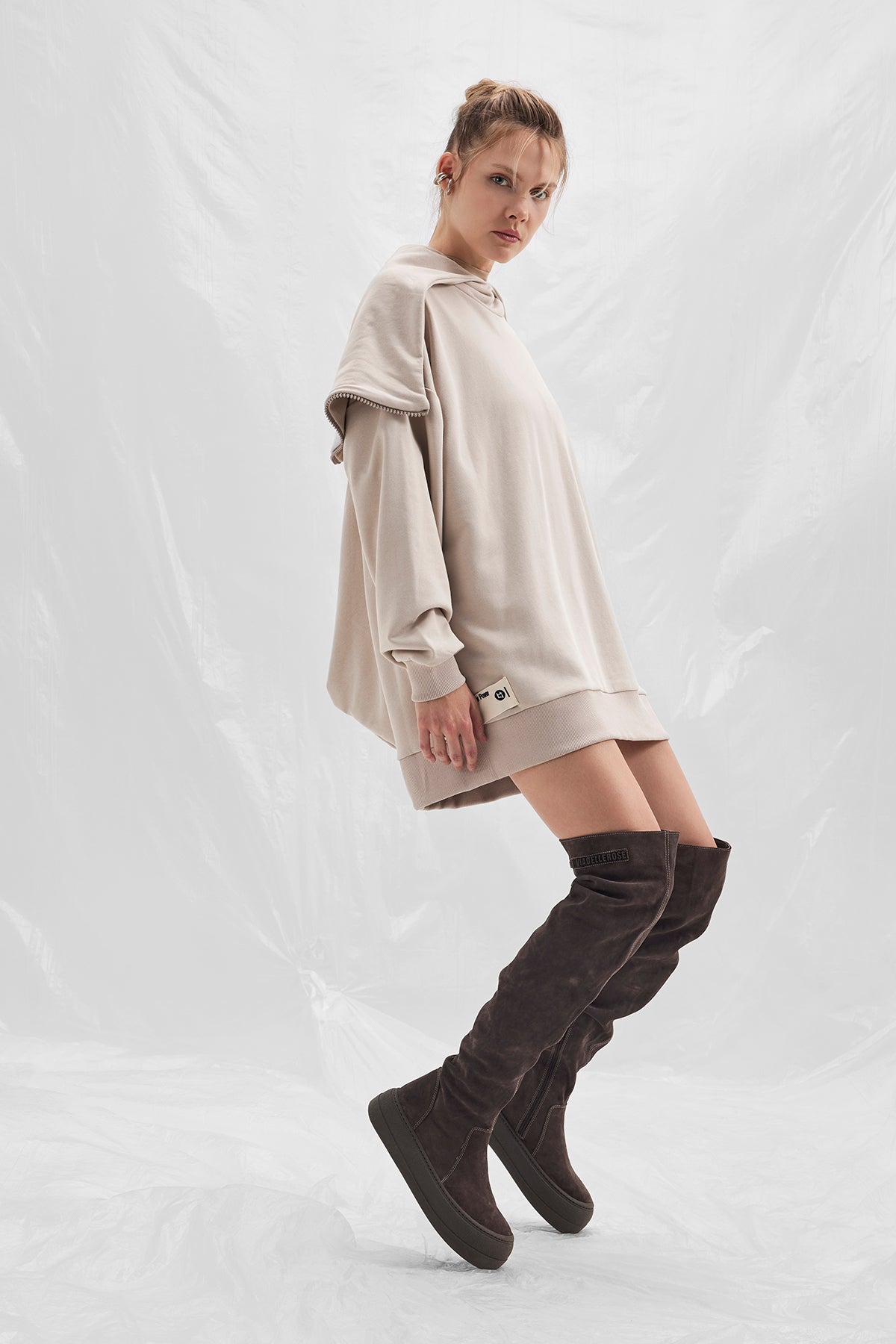 Bej Sweatshirt 14313