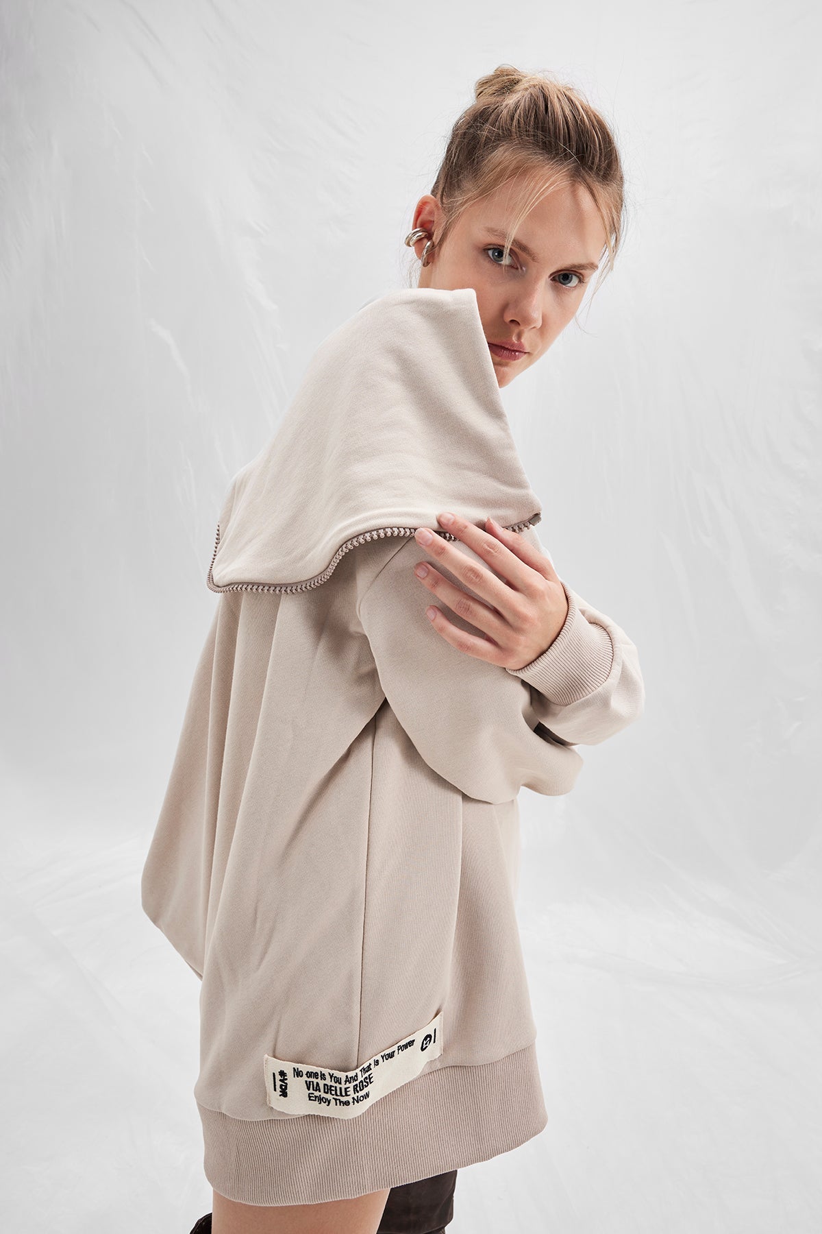 Bej Sweatshirt 14313