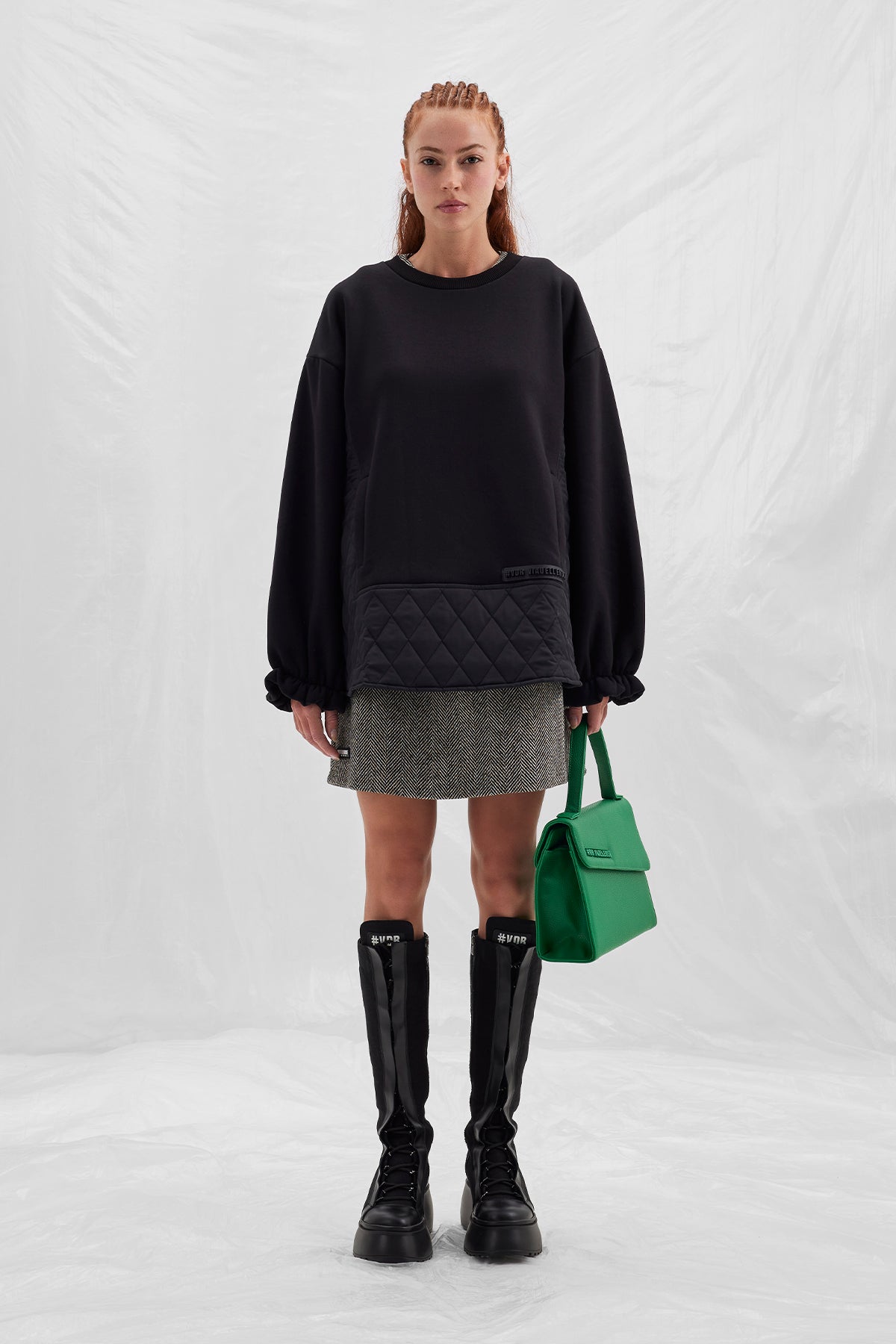 Siyah Sweatshirt 14322