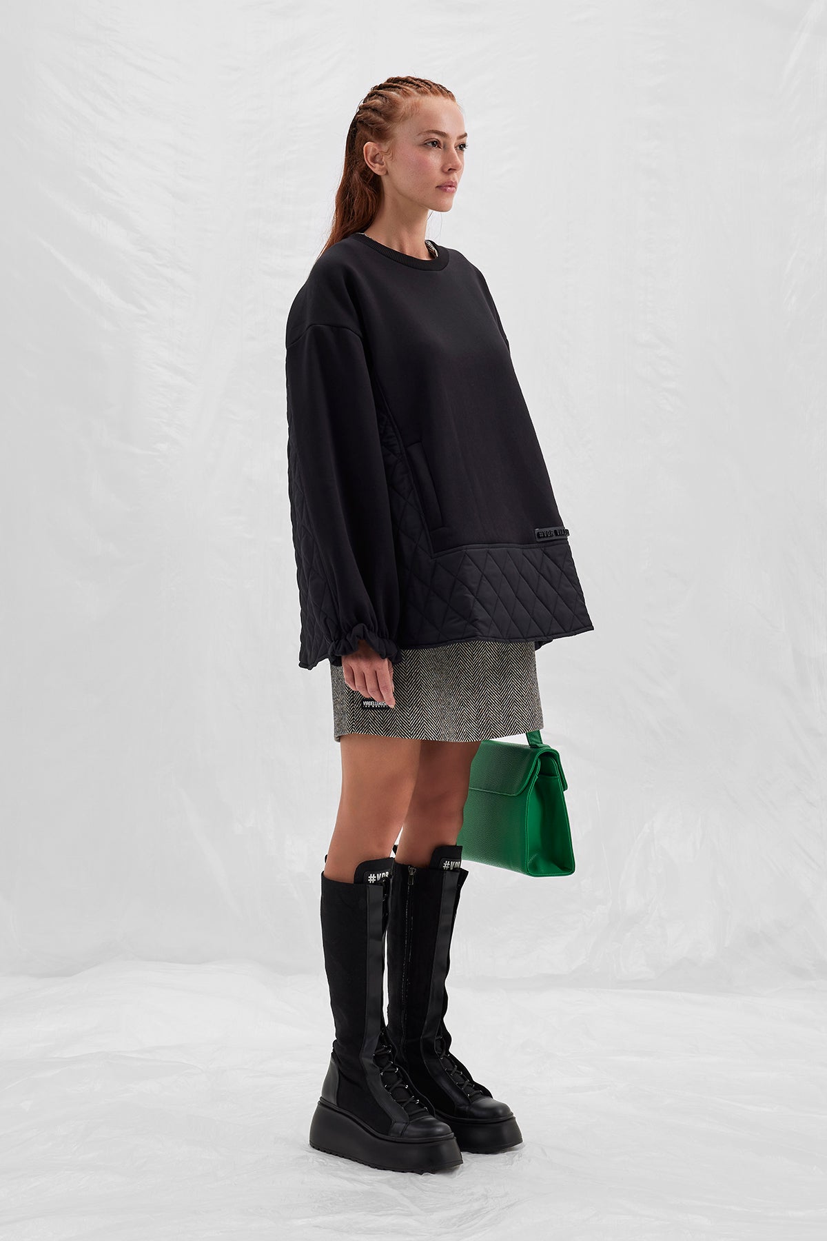 Siyah Sweatshirt 14322