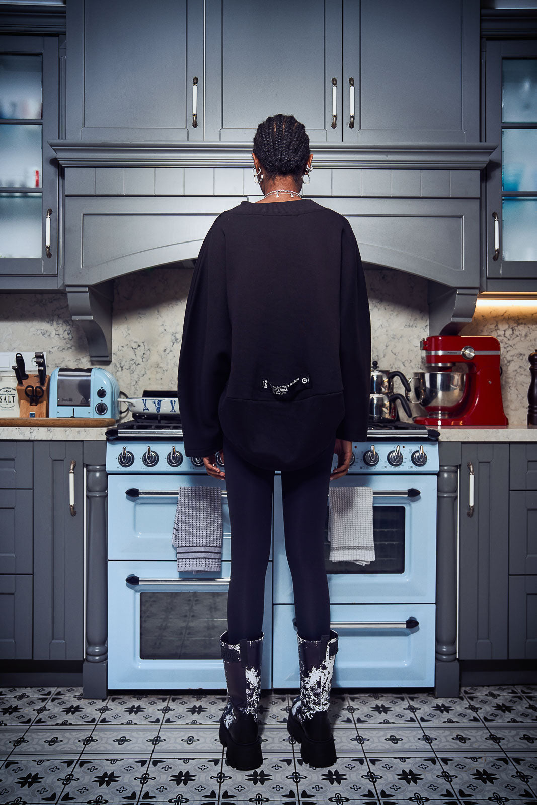 Siyah Sweatshirt 14329