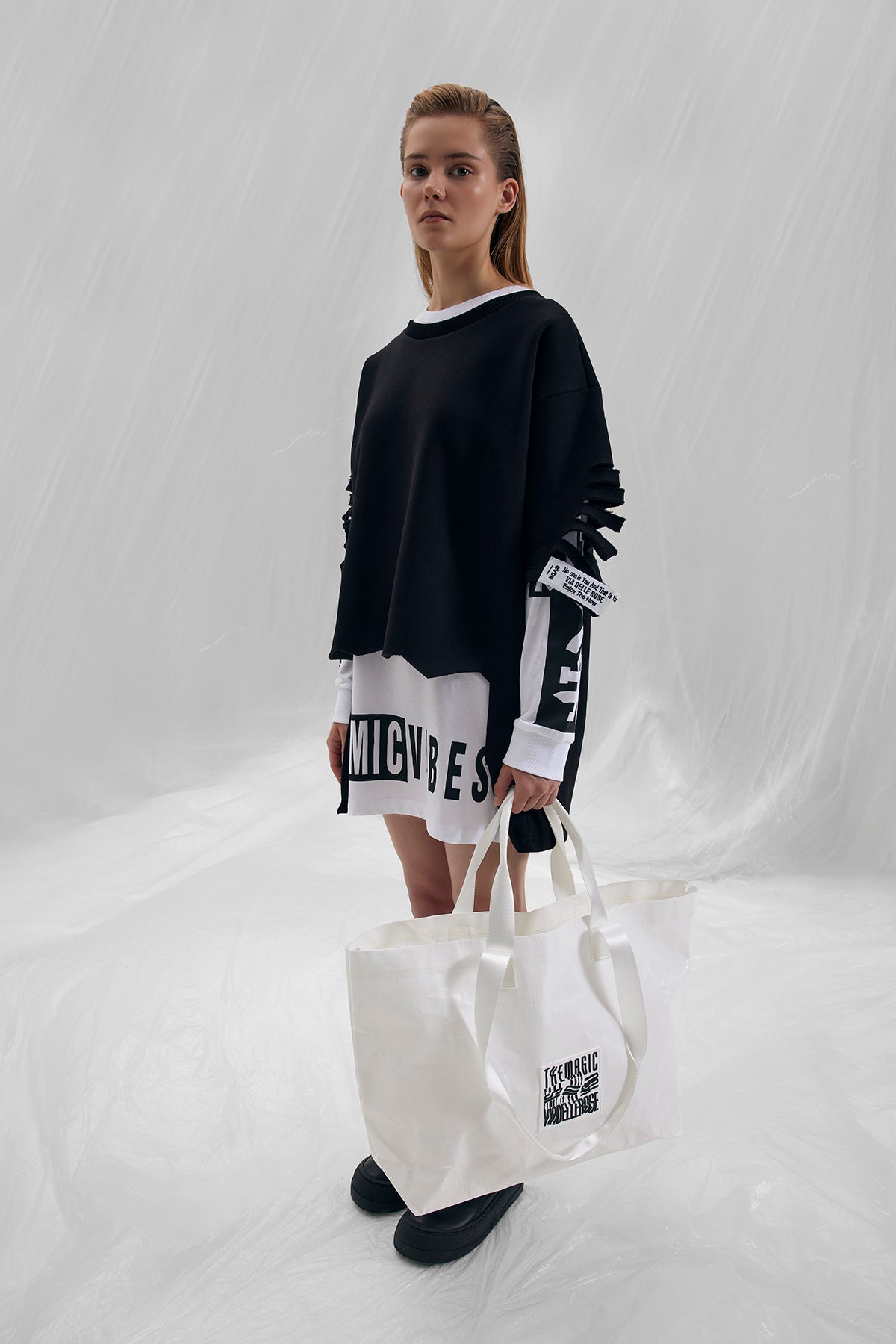 Siyah Sweatshirt 14396
