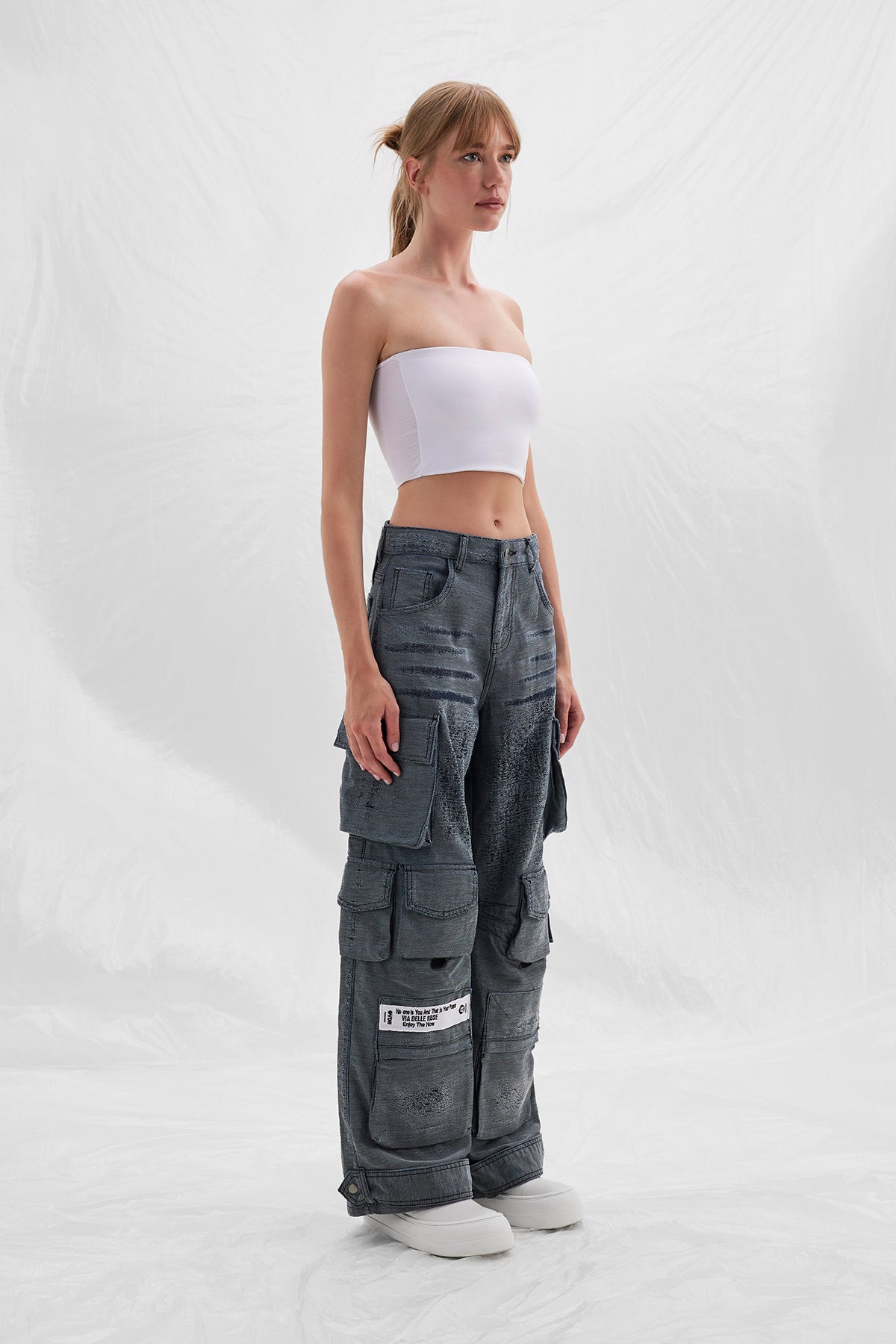 Gri Pantolon 14460