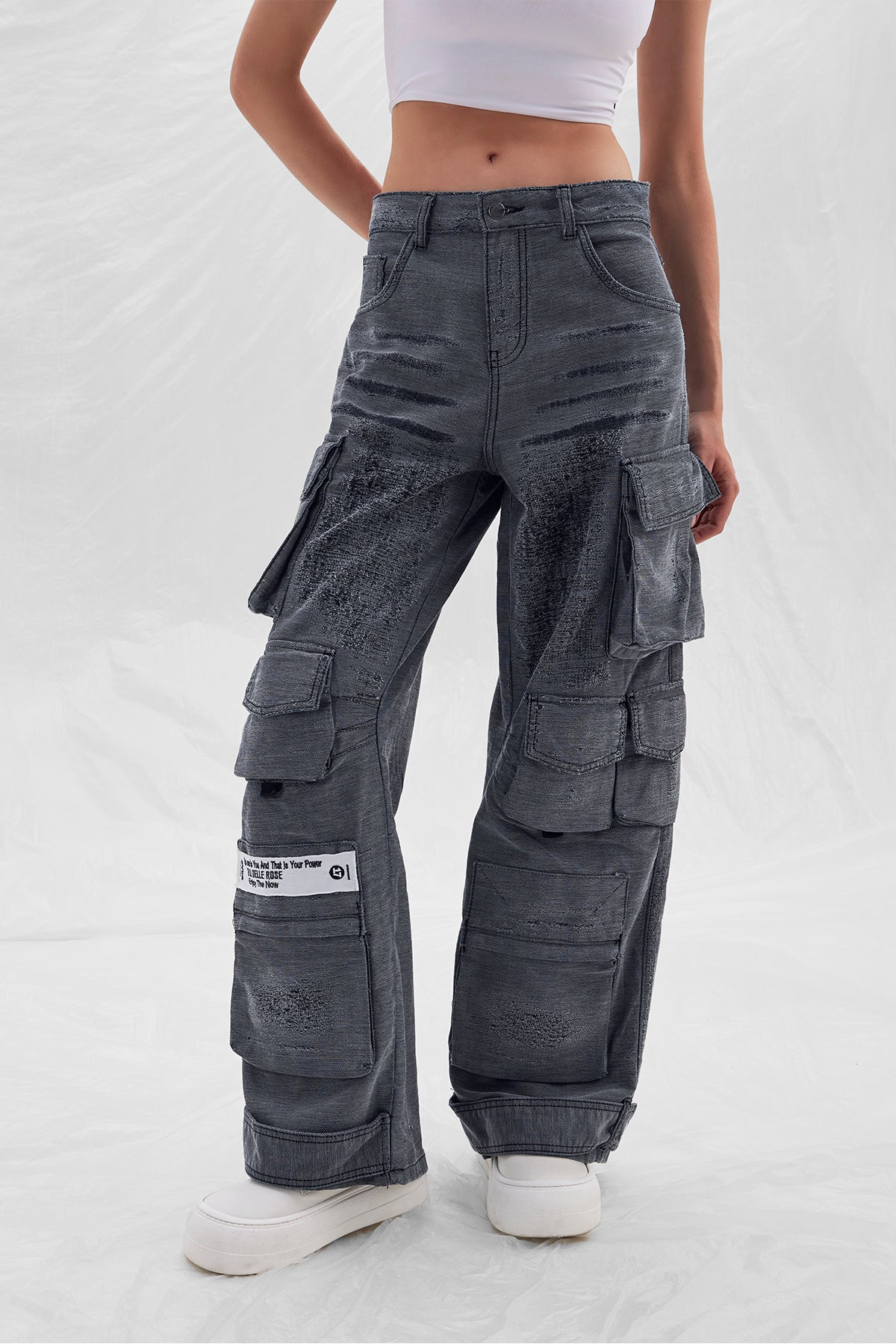 Gri Pantolon 14460