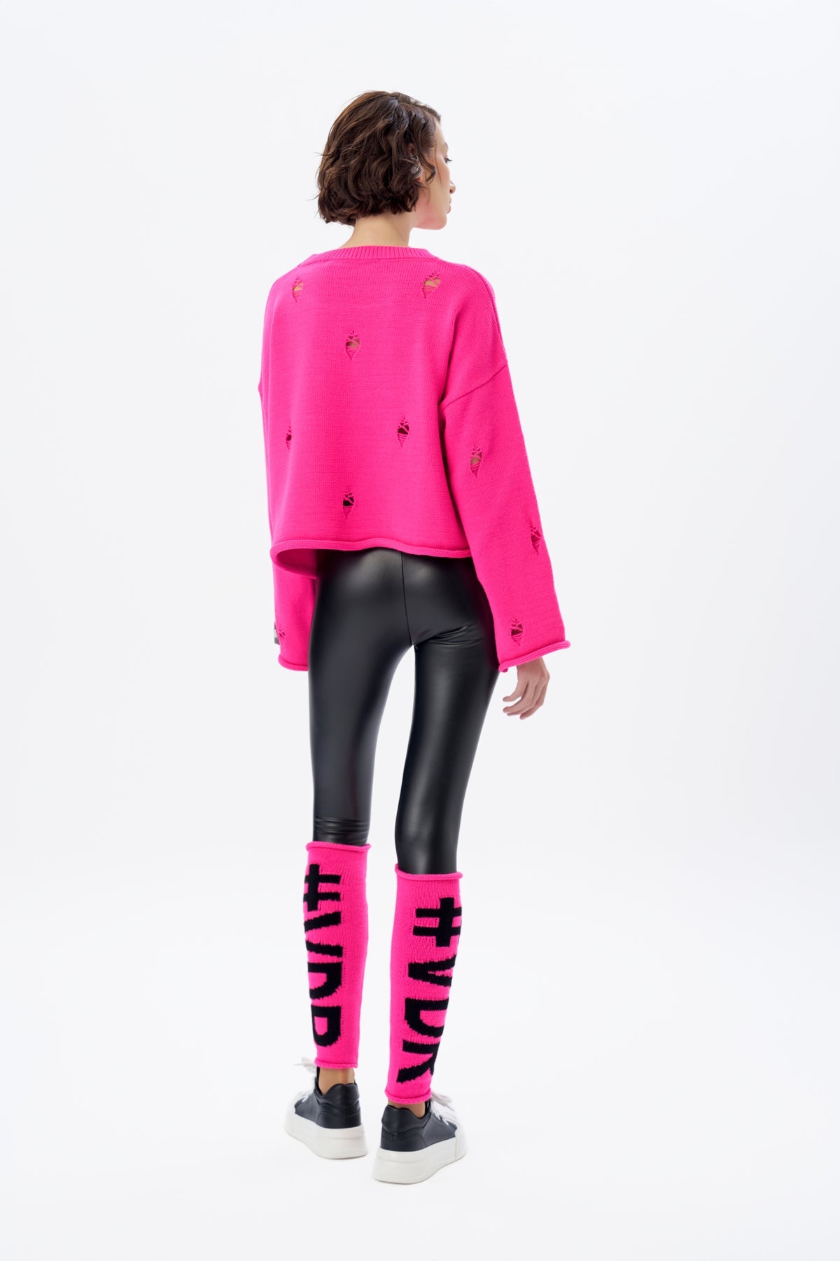 Pembe Siyah Eldiven 16023