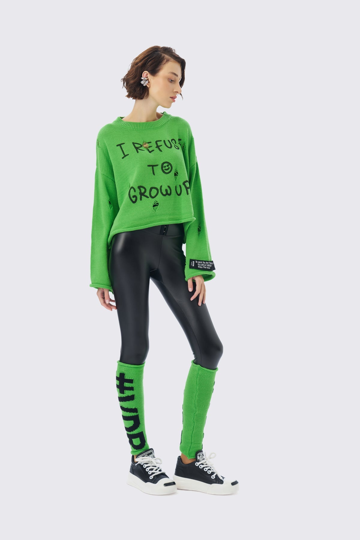 Yesil Siyah Eldiven 16023