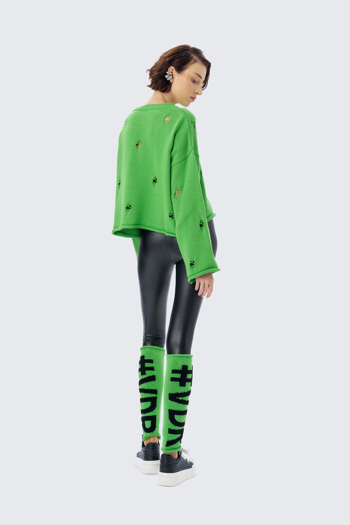 Yesil Siyah Eldiven 16023