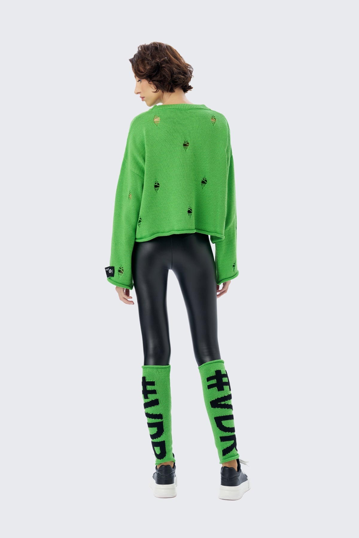Yesil Siyah Eldiven 16023