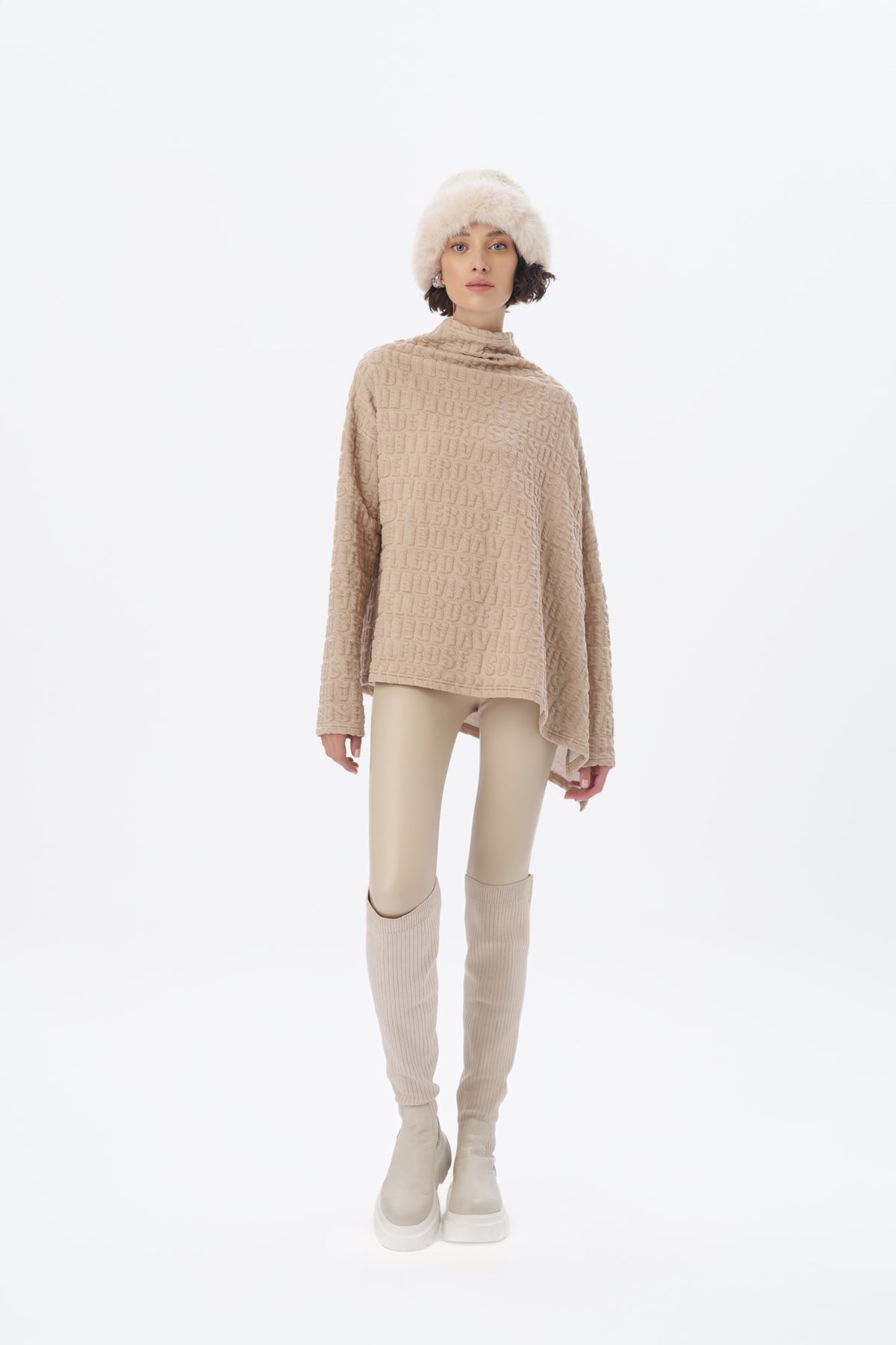 Bej Sweatshirt 16040