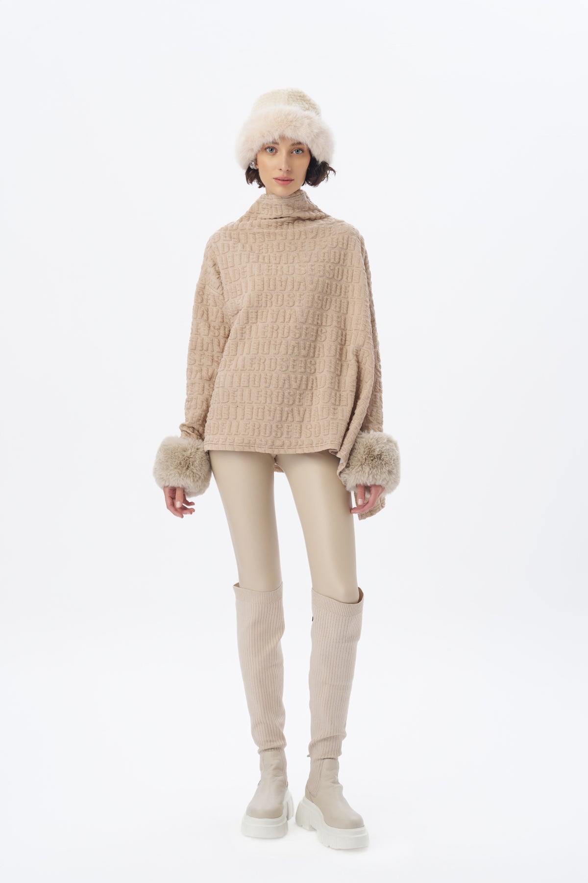 Bej Sweatshirt 16040