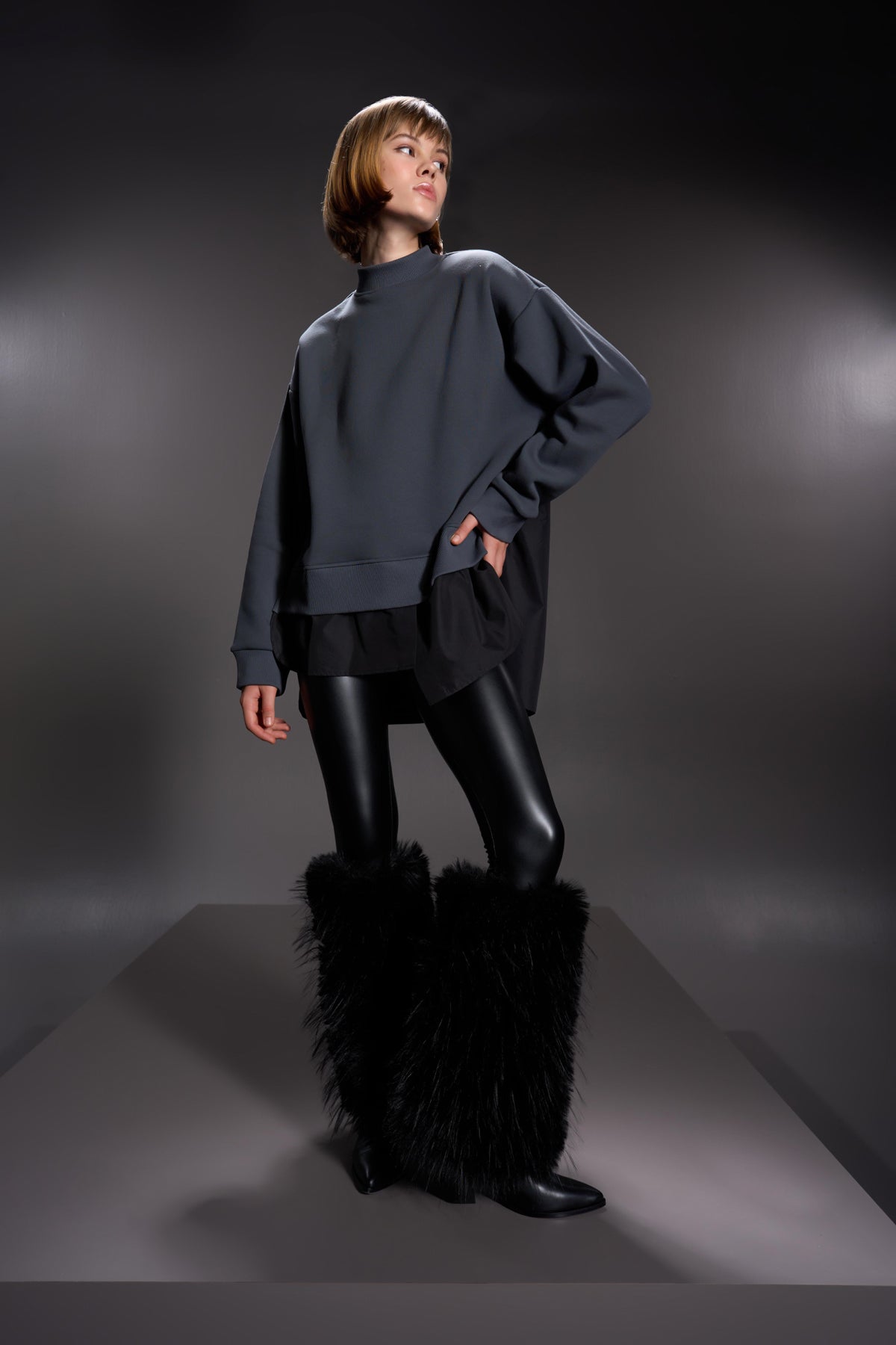 Antrasit Siyah Sweatshirt 16055