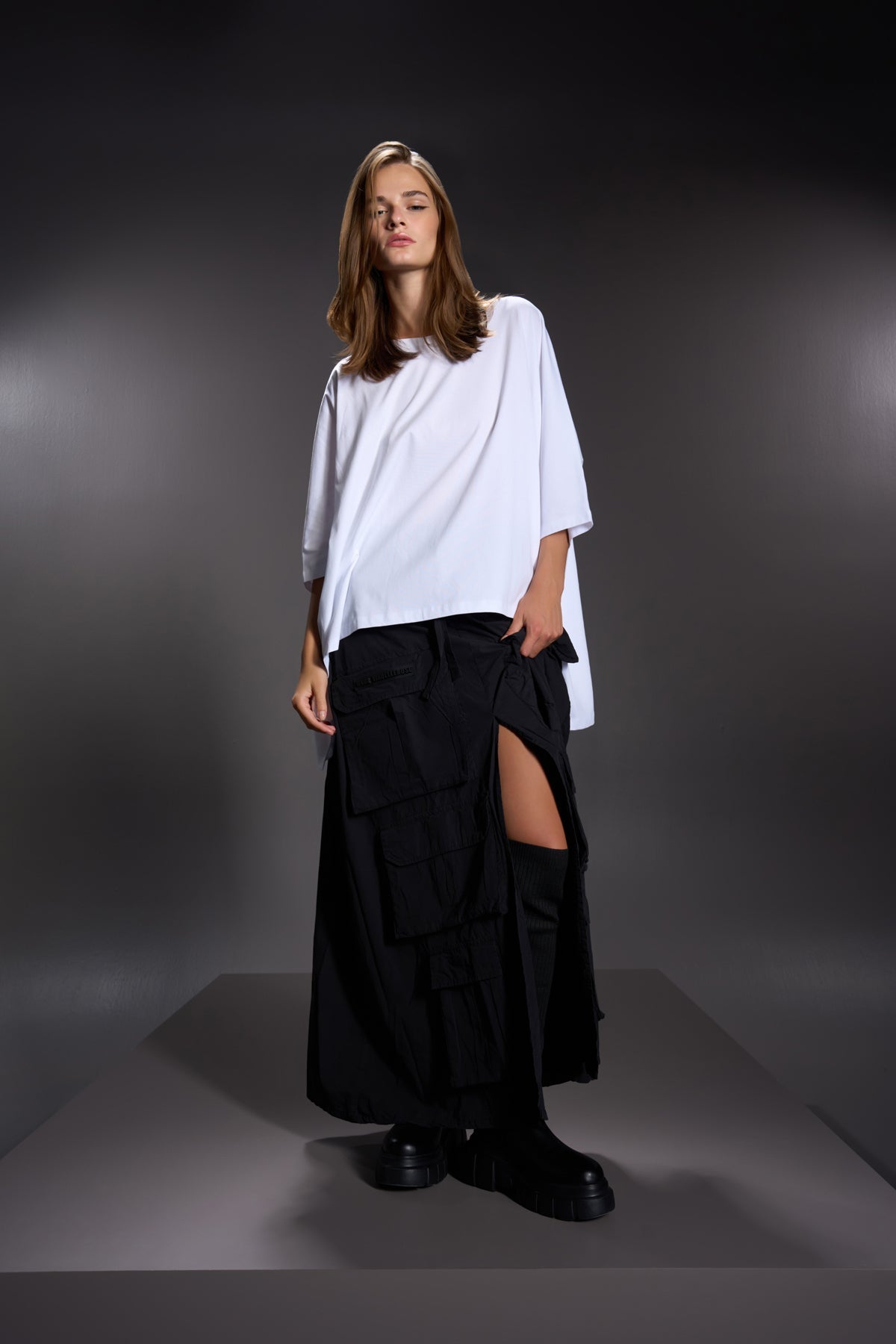 Beyaz T-shirt 16083