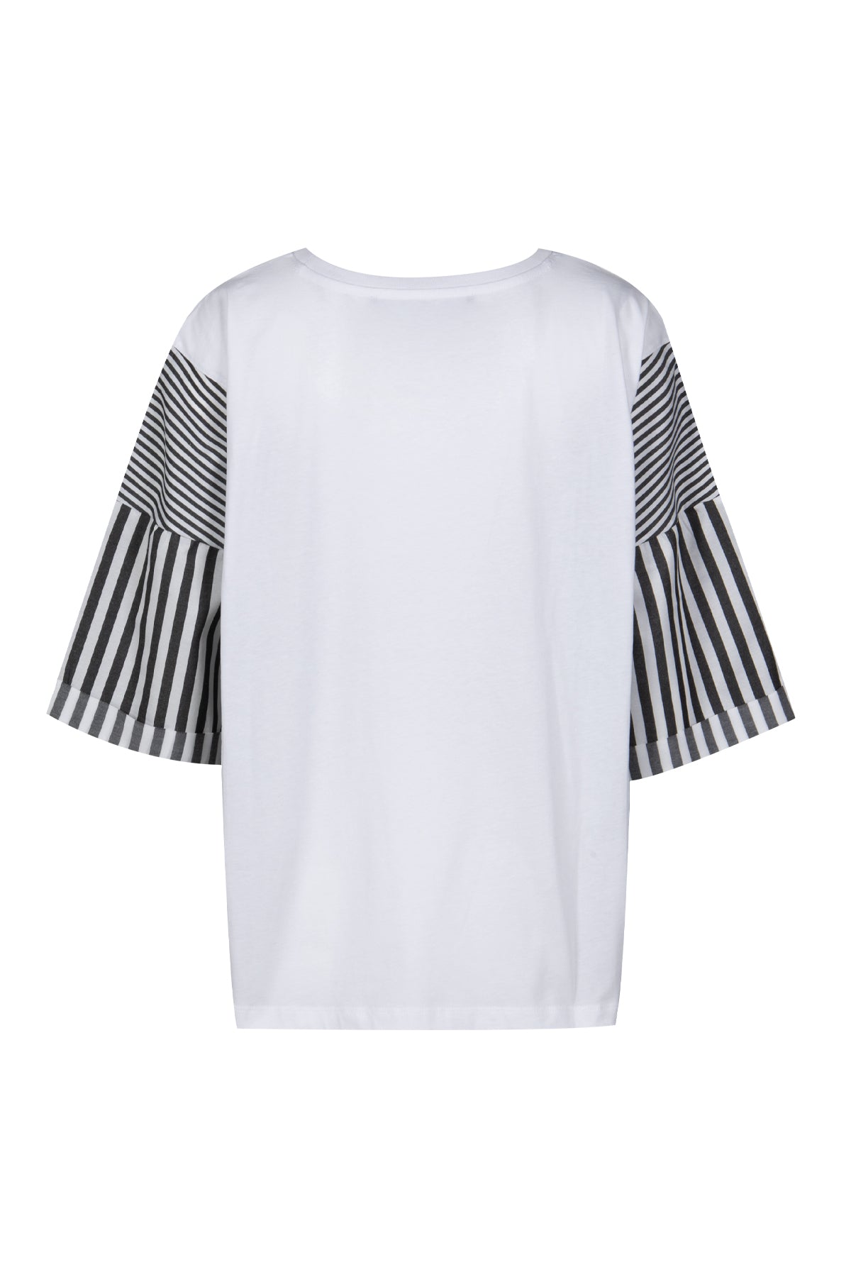 Beyaz Siyah T-shirt 16085