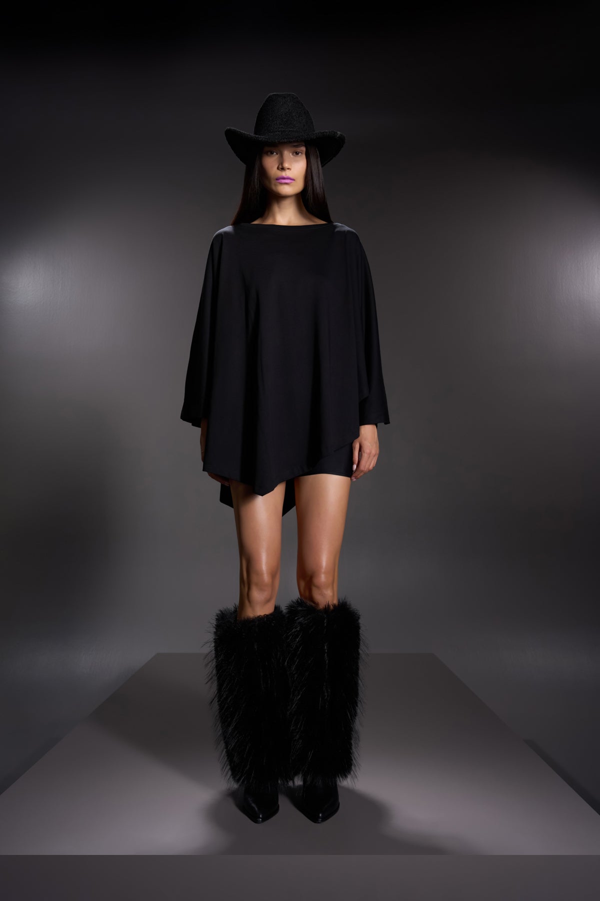 Siyah Uzun T-shirt 16088