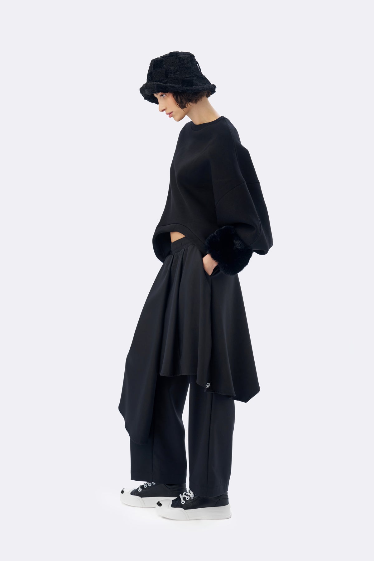 Siyah Sweatshirt 16126