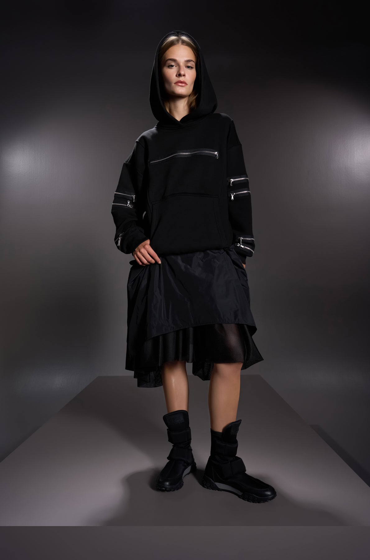 Siyah Sweatshirt 16136