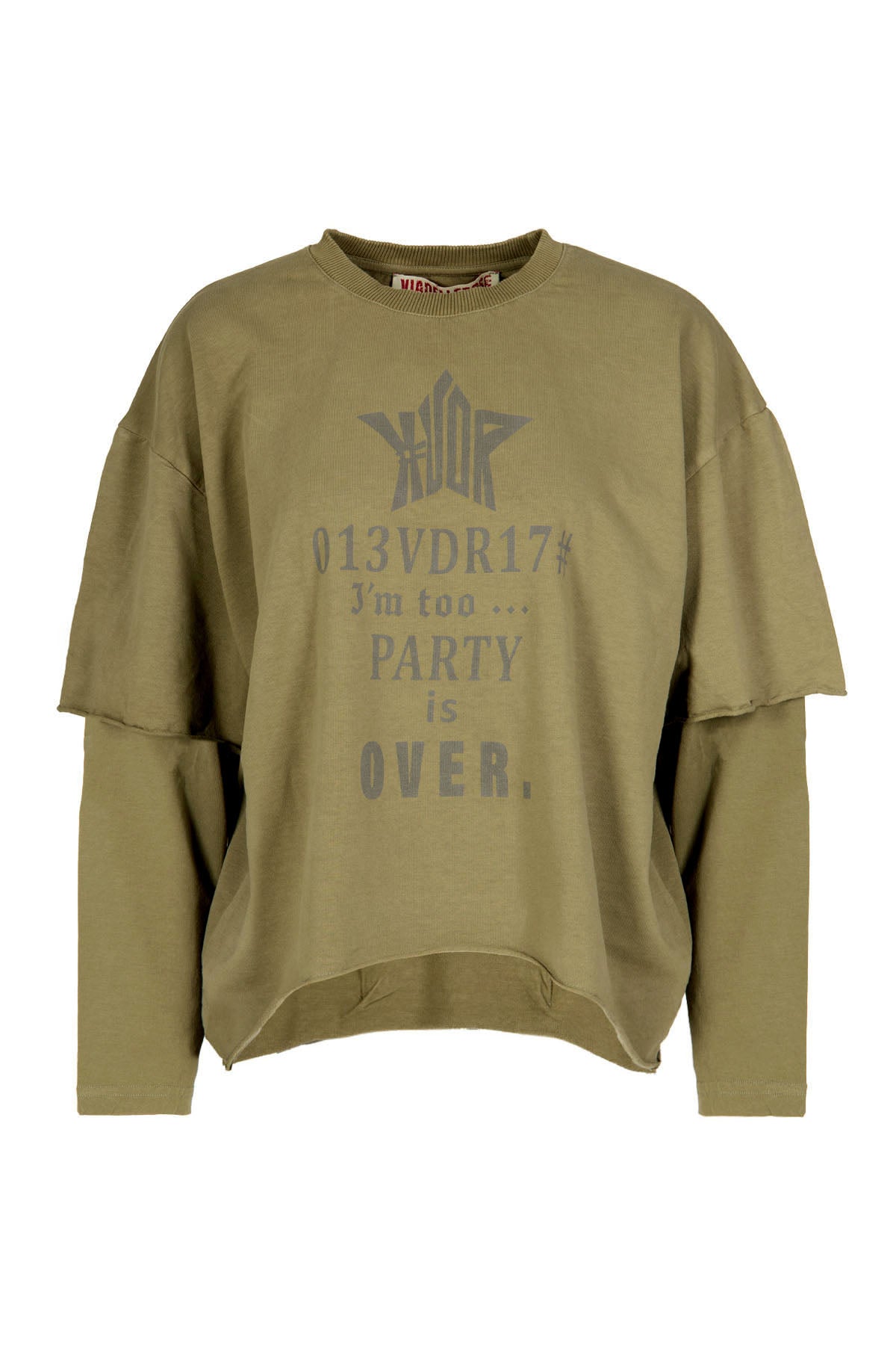 Yesil Uzun T-shirt 16144