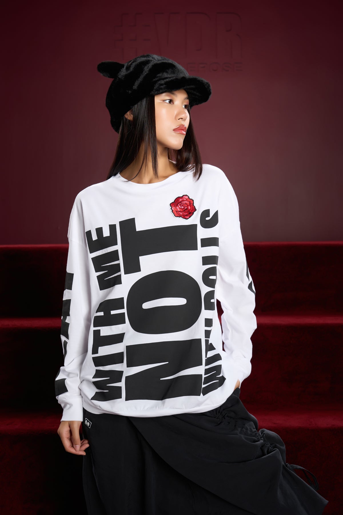 Beyaz Uzun T-shirt 16169
