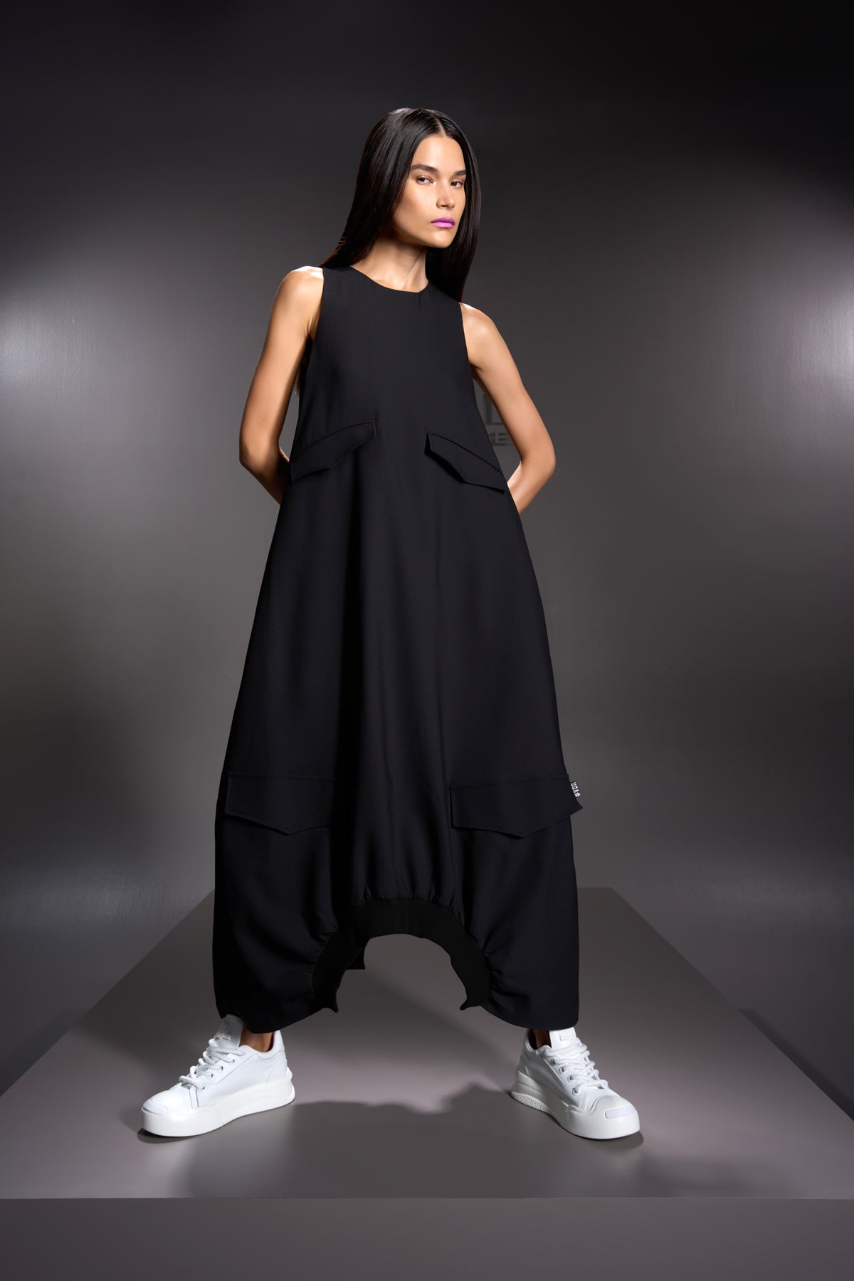 Siyah Elbise 16208