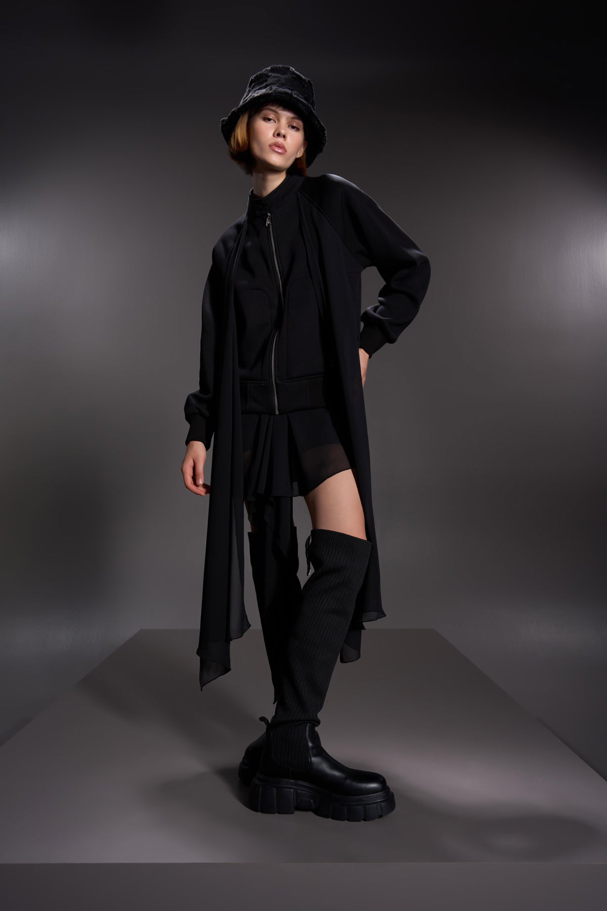Siyah Sweatshirt 16235
