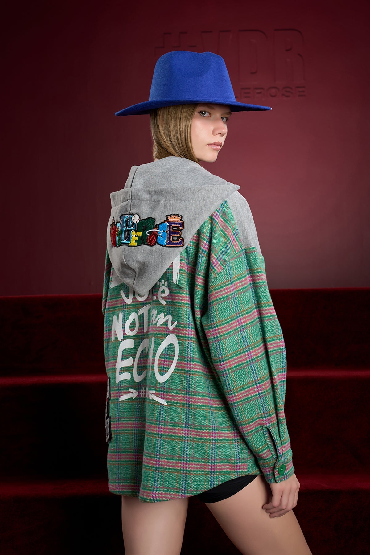 Gri Melanj Yesil Sweatshirt 16253