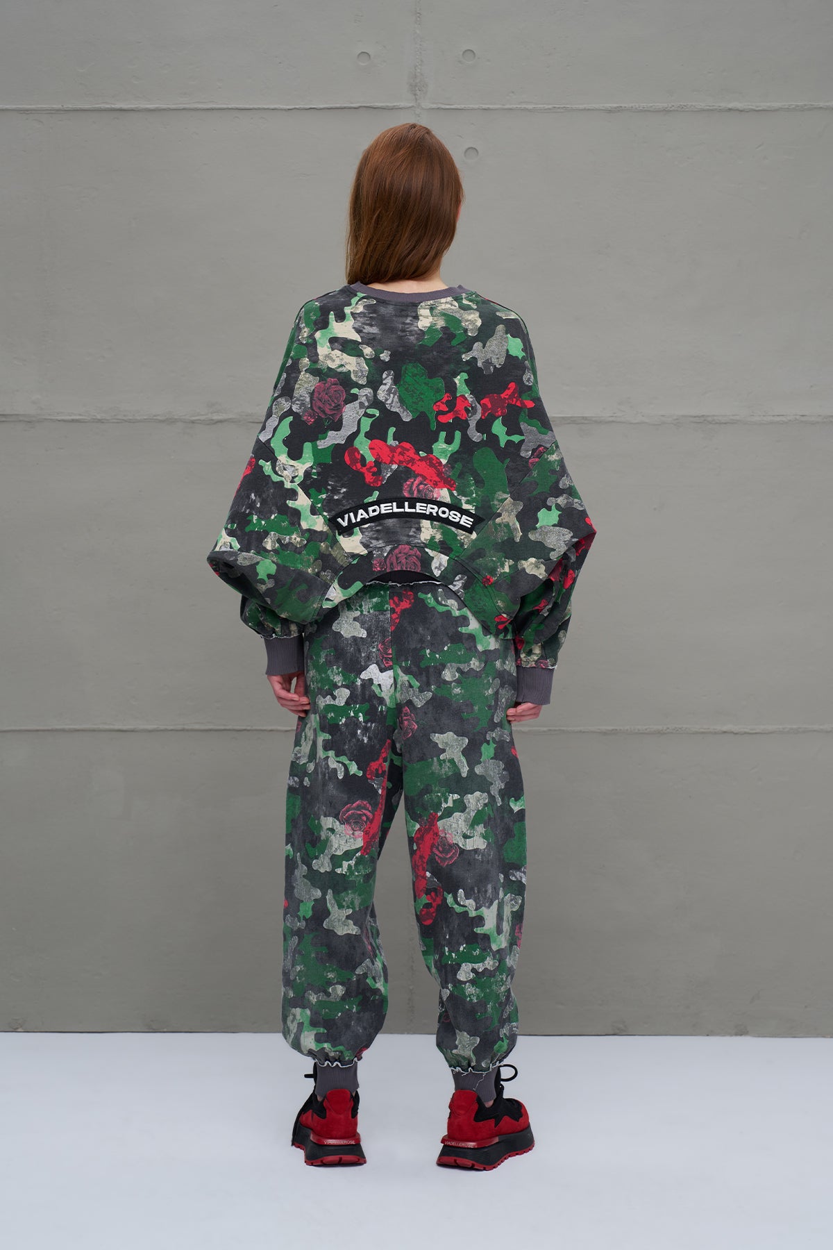 Camo Kamuflaj Desenli Oversize Sweatshirt 18024