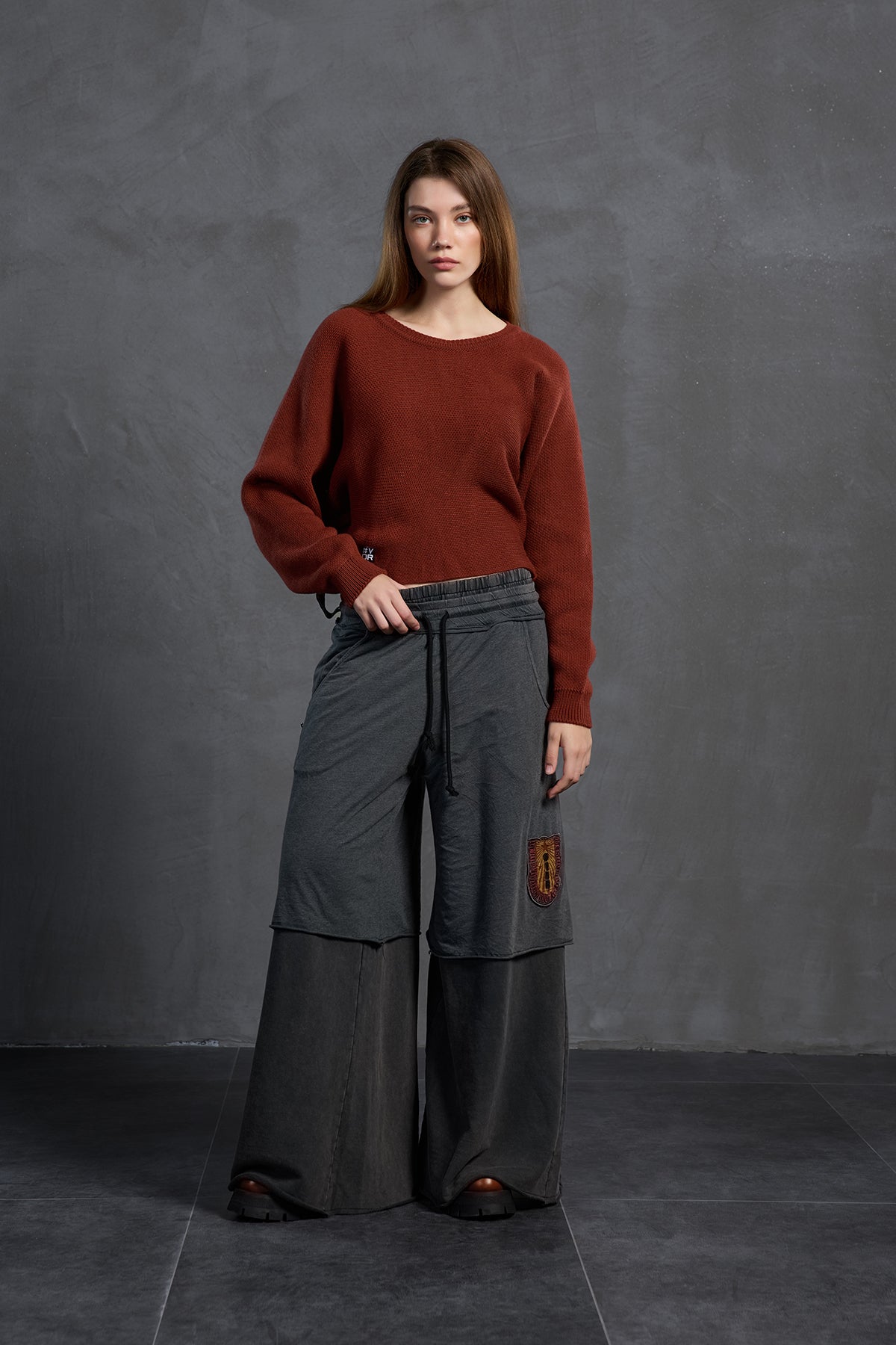 Kahverengi Kayik Yaka Kazak 18053