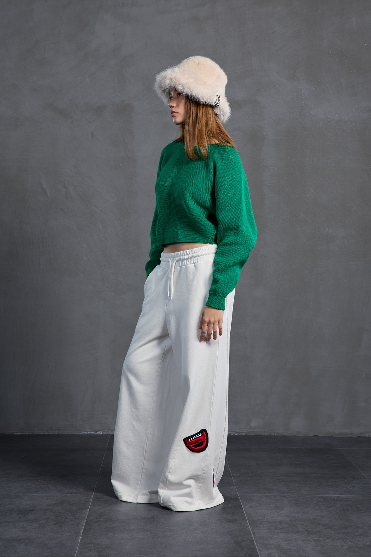 Yesil Kayik Yaka Kazak 18053