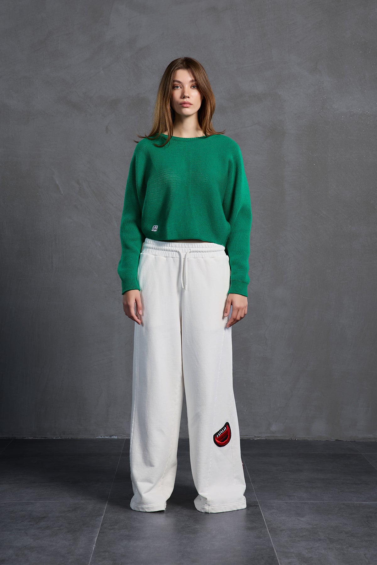 Yesil Kayik Yaka Kazak 18053